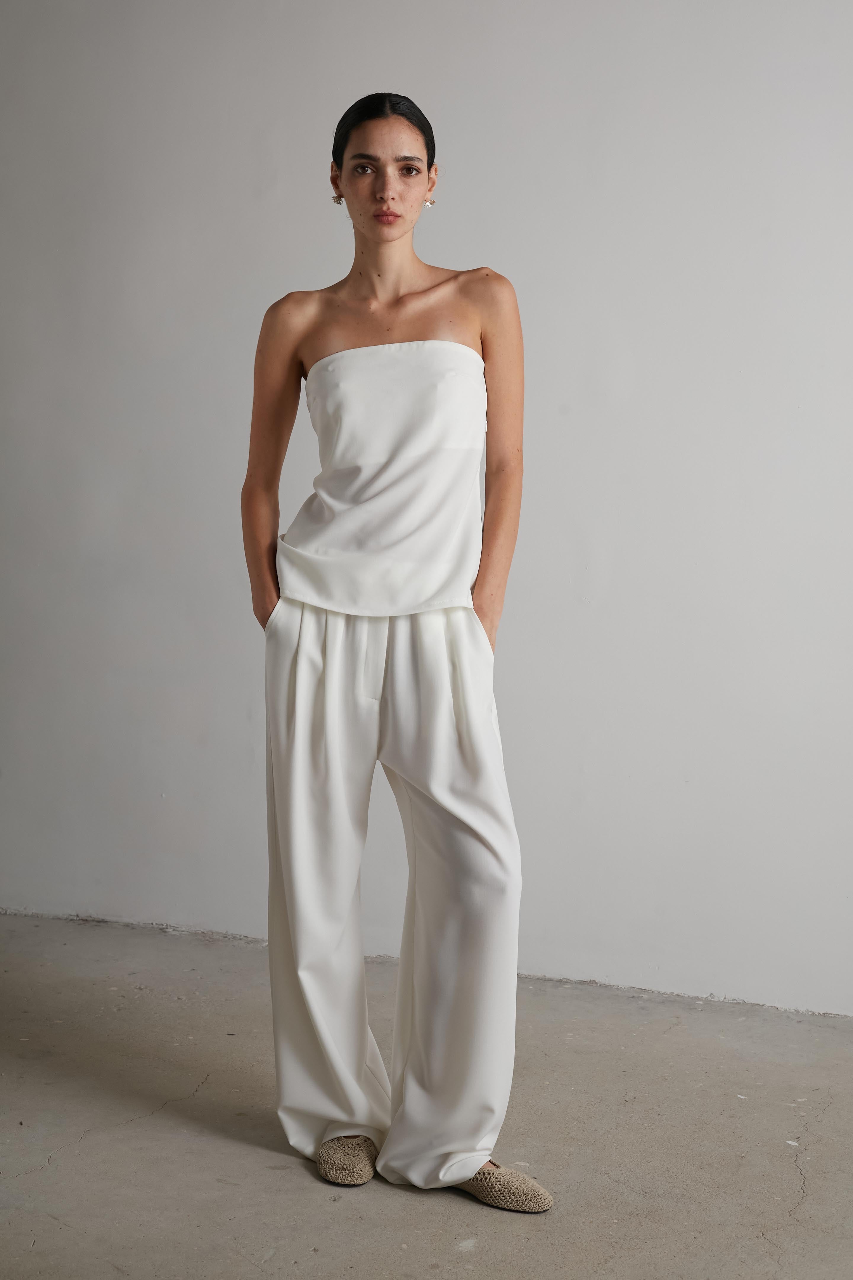 Lyra pants white