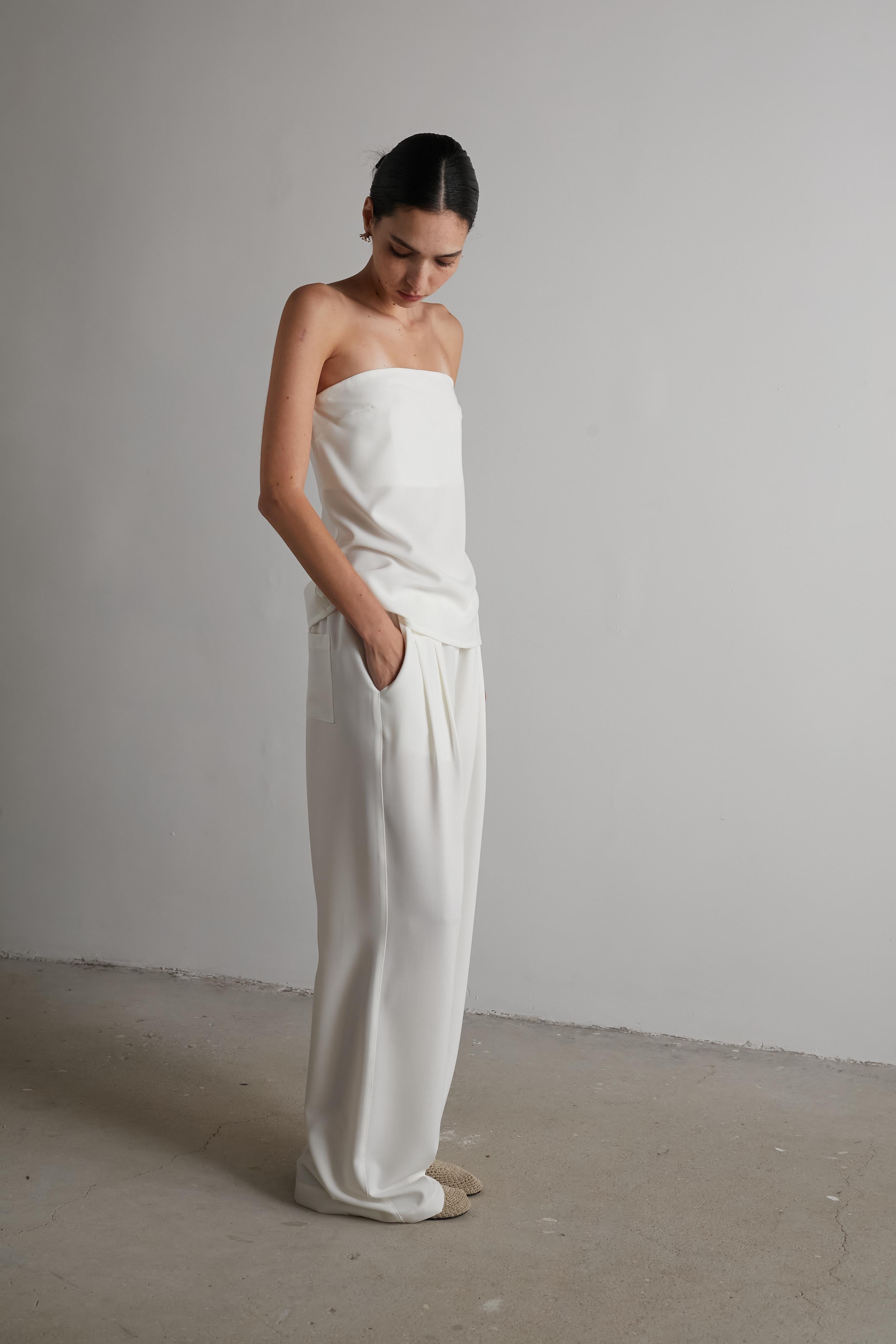 Lyra pants white