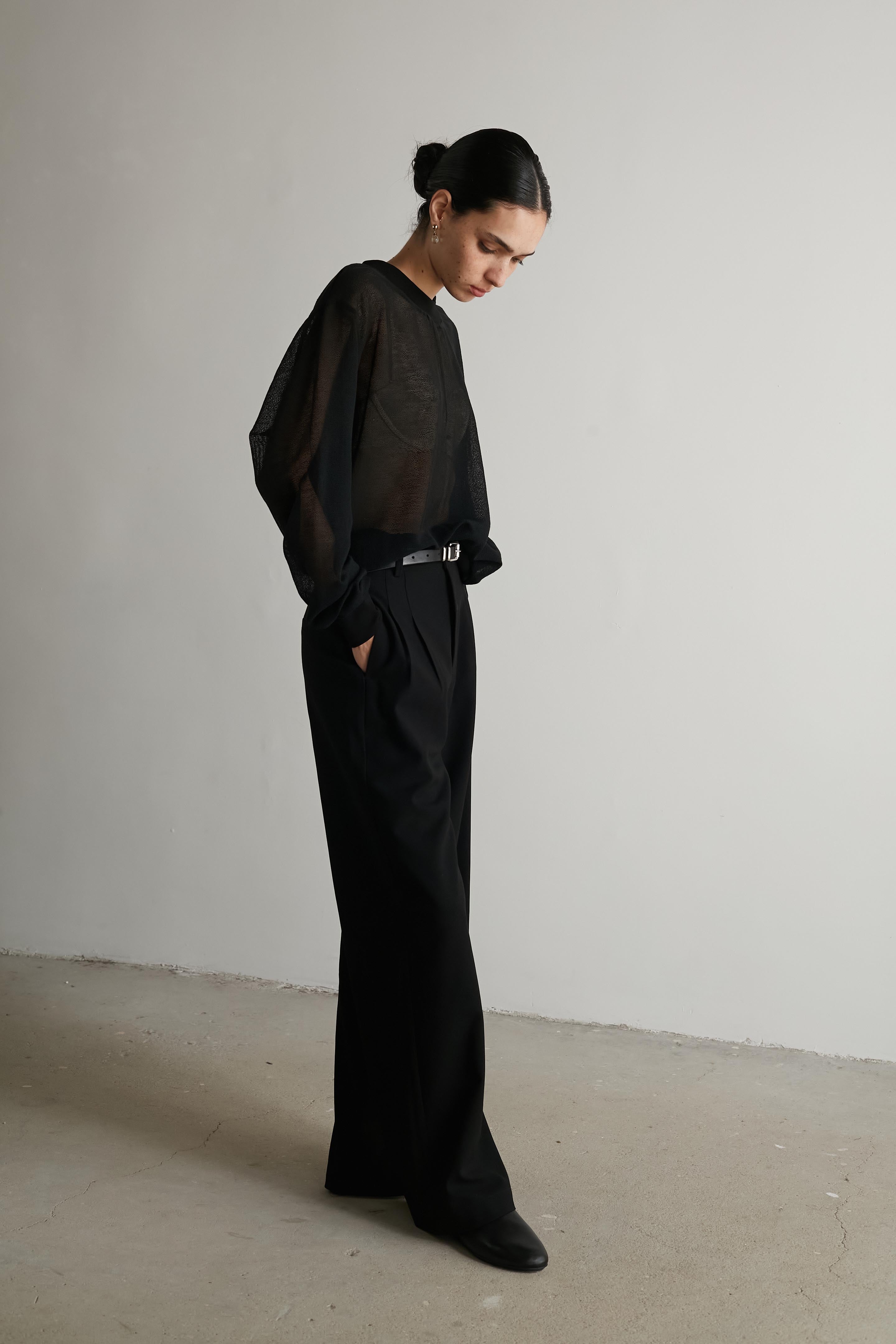 Wide W bruno pants Black