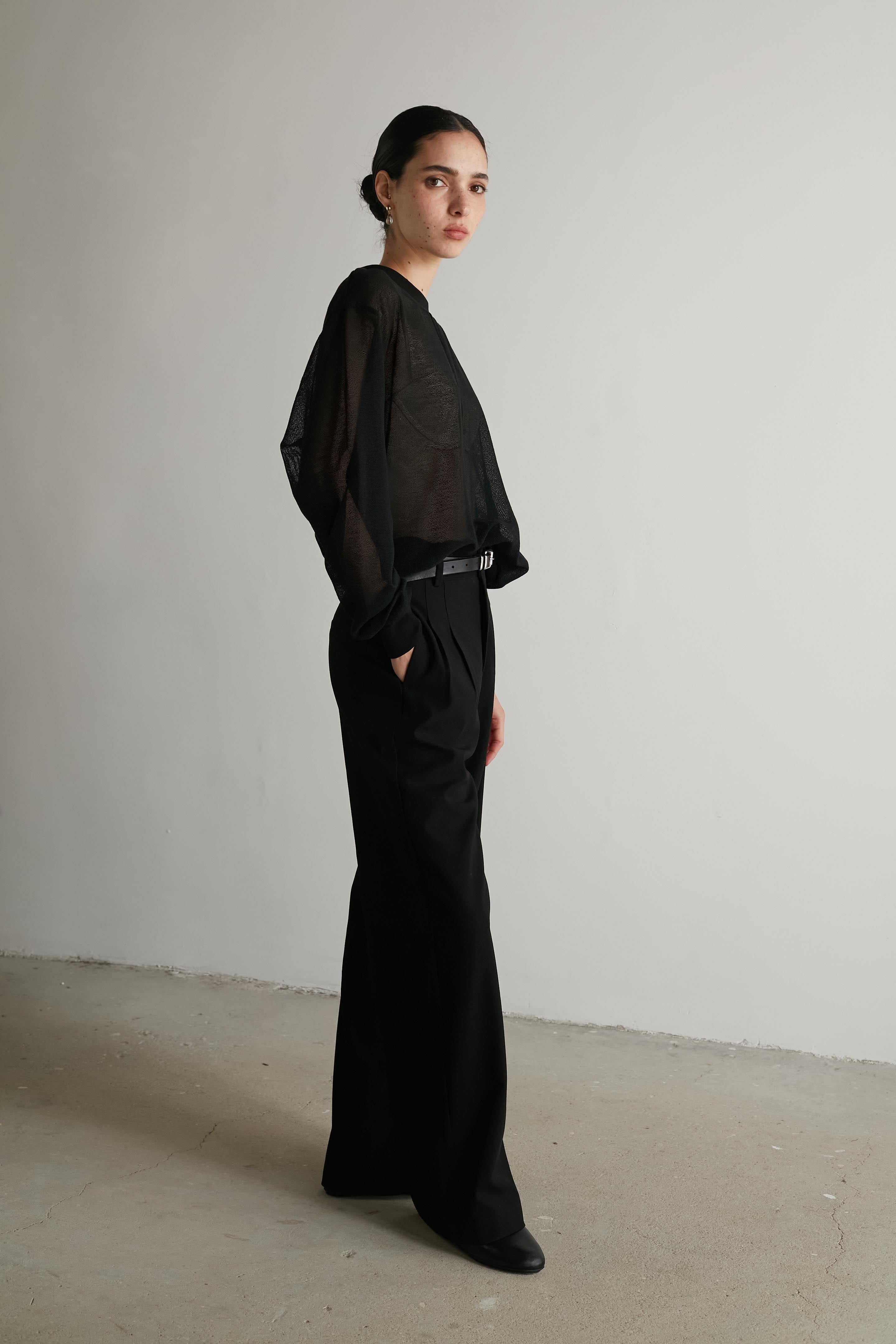 Wide W bruno pants Black