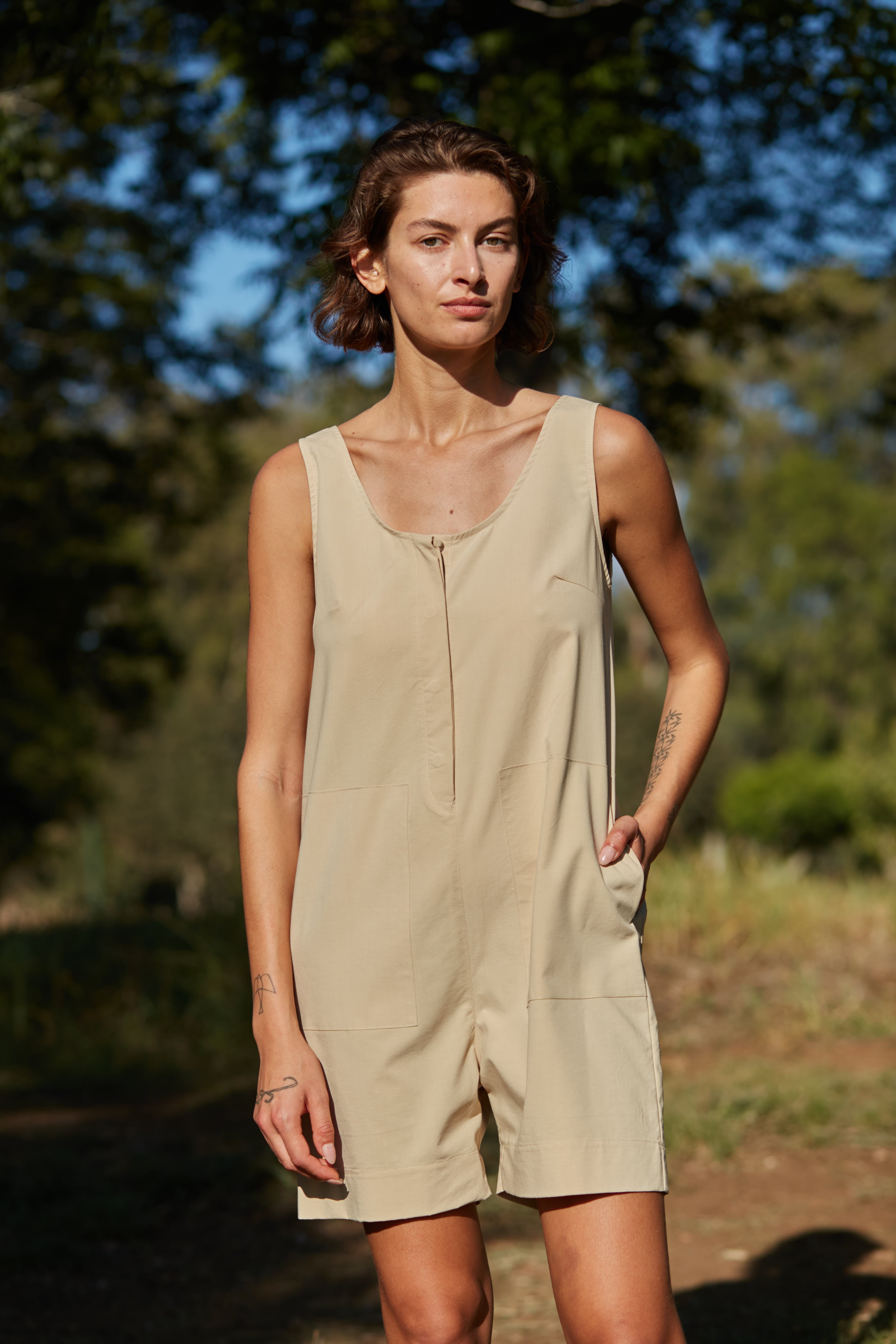 hot sand jumpsuit sand