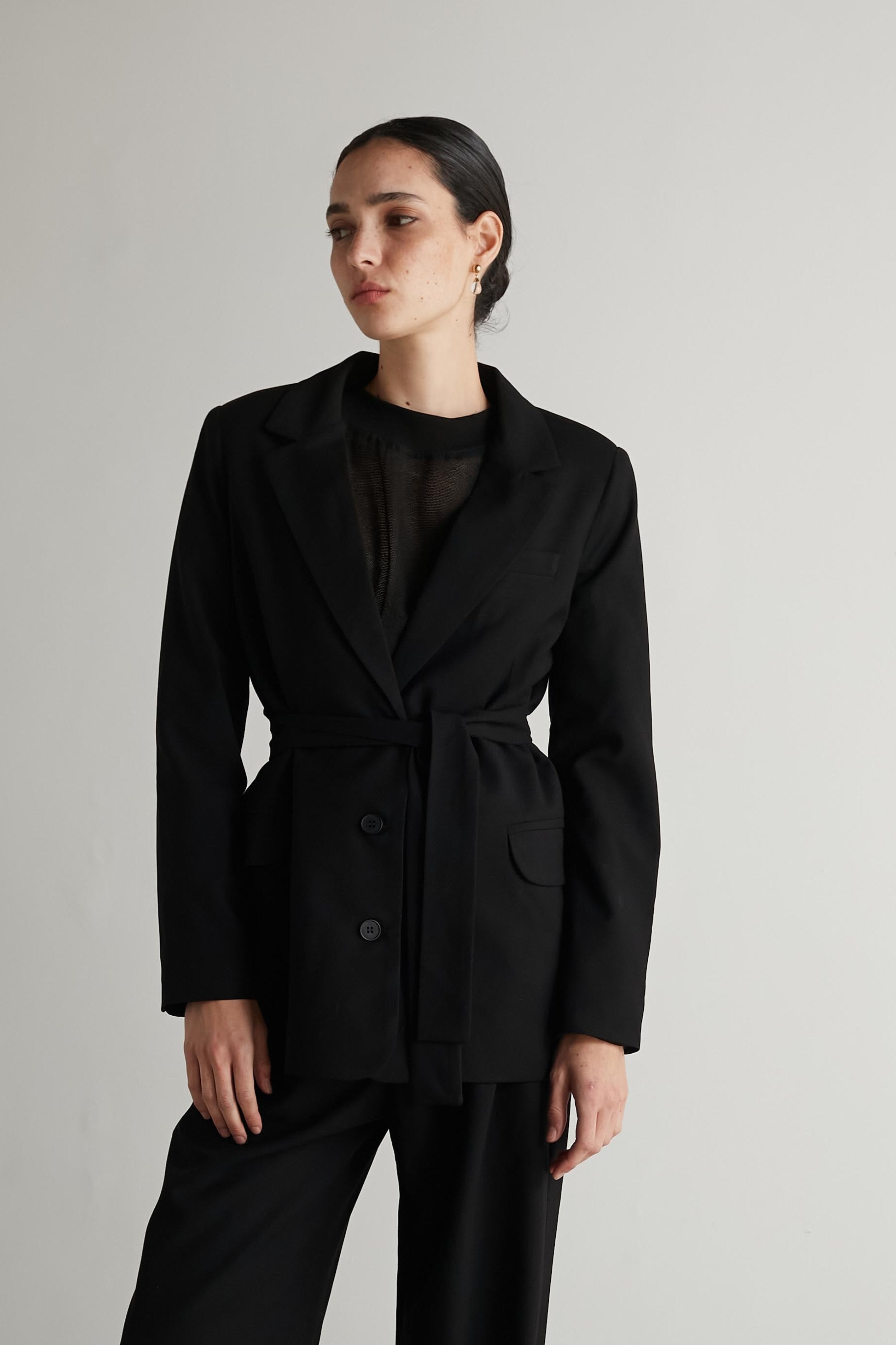 Bruno Fitted jacket Black
