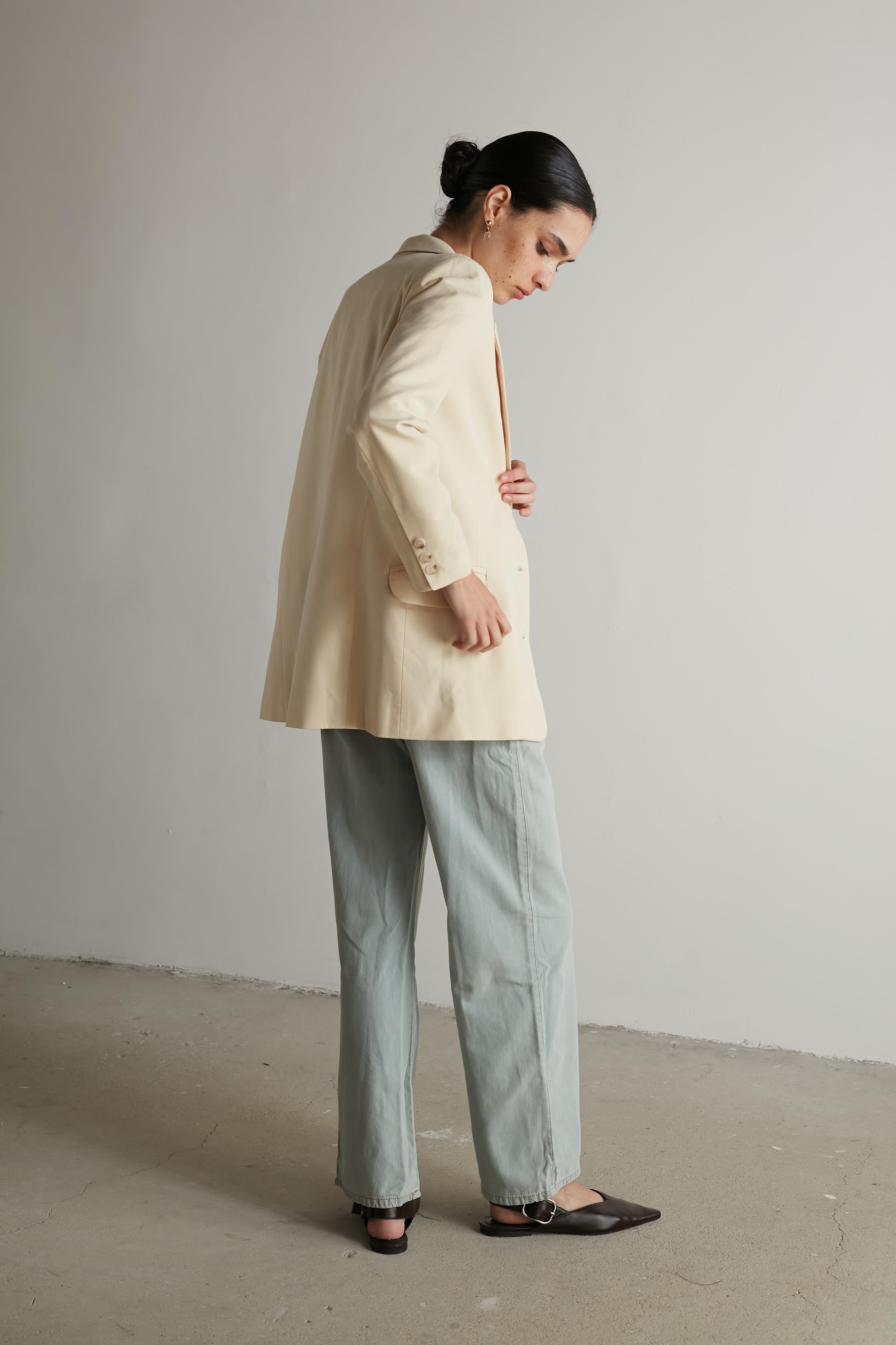 Bruno Fitted jacket Vanilla