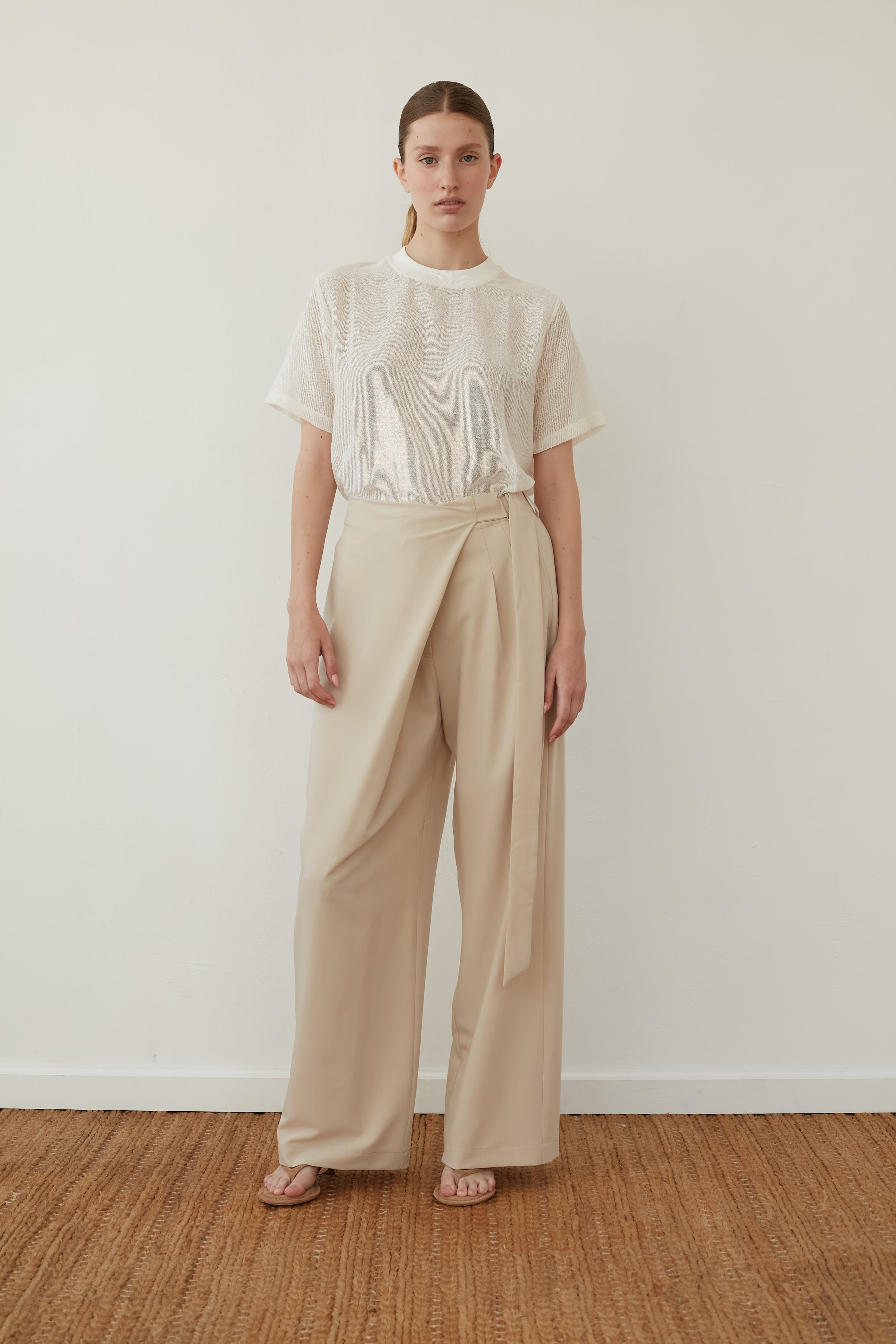 wrap pants sand