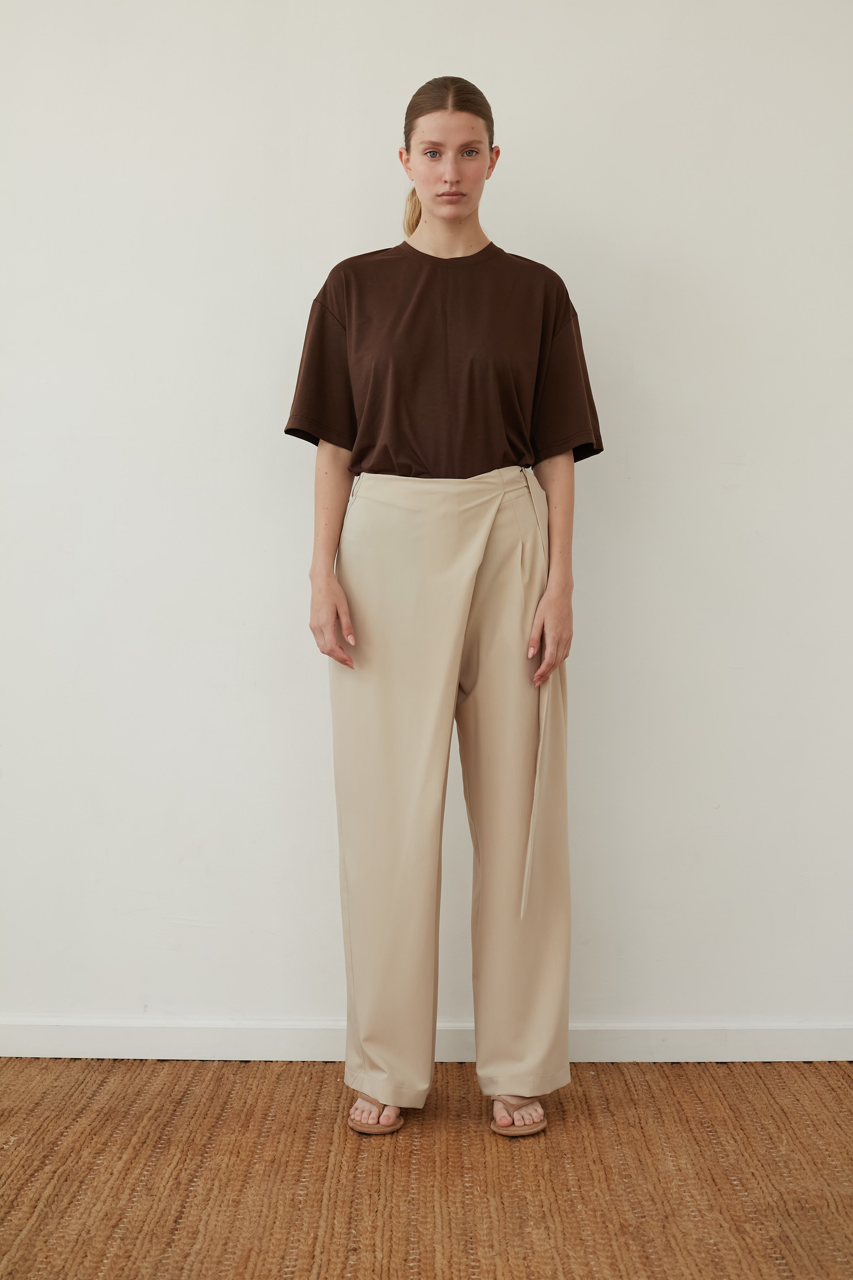 oversize t shirt chocolate