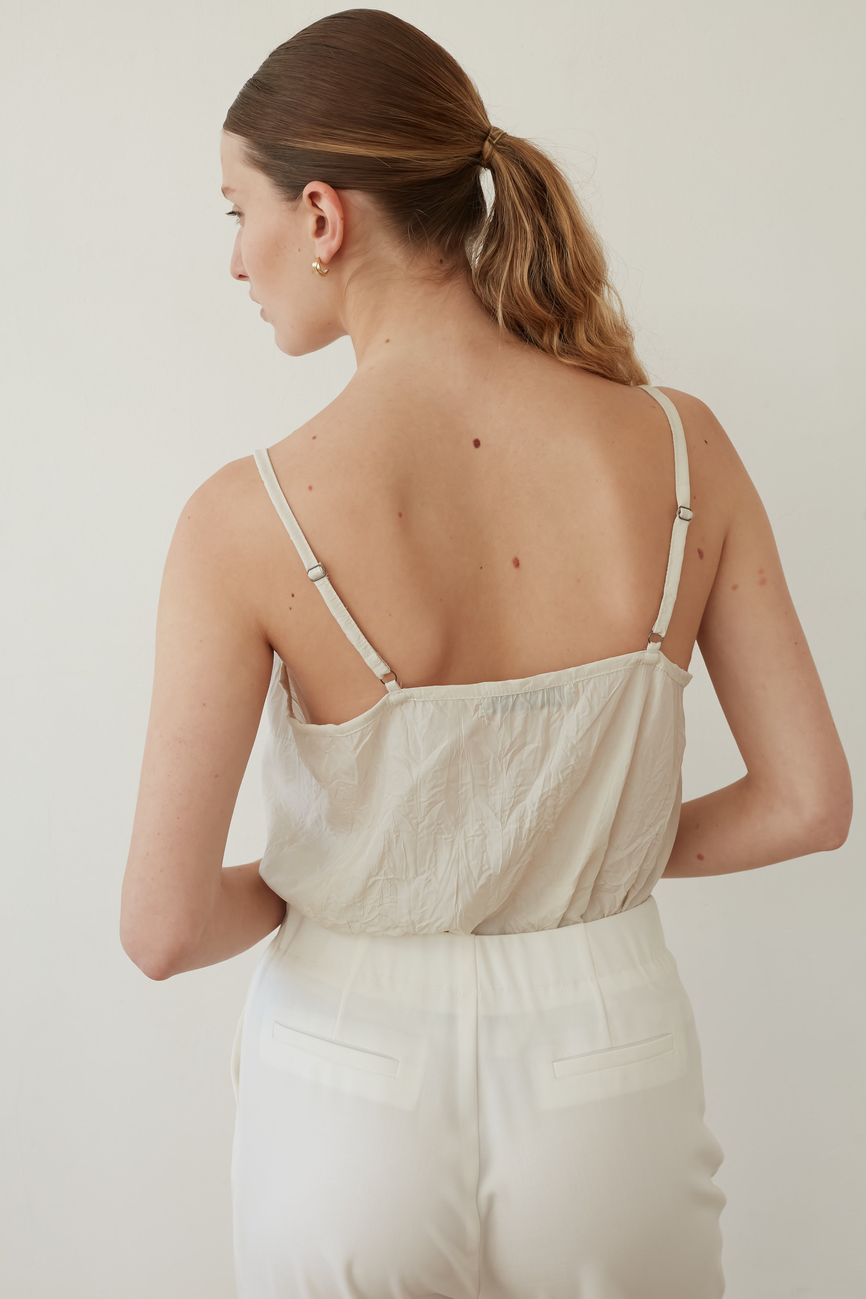 pleated top vanilla