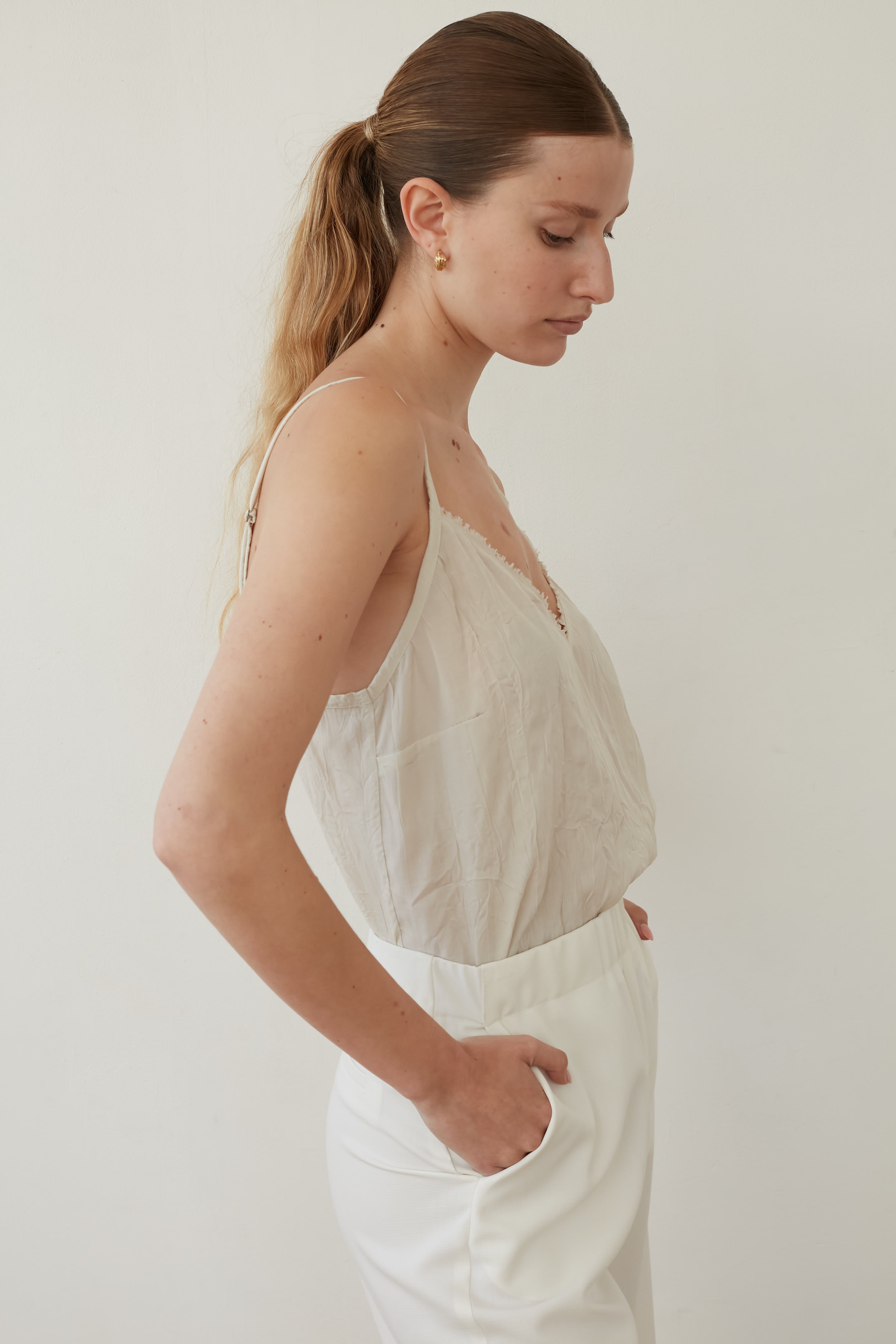 pleated top vanilla