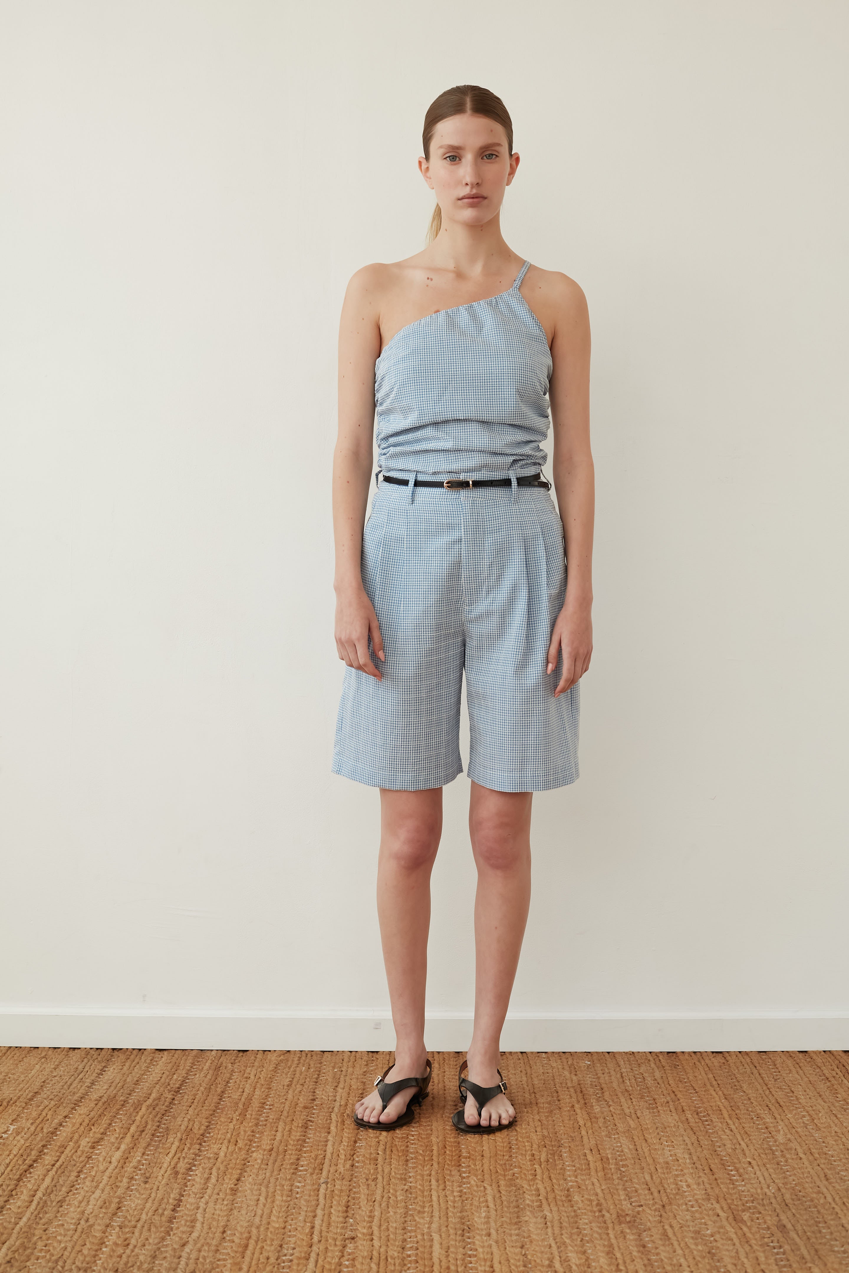 Bruno bermuda blue plaid