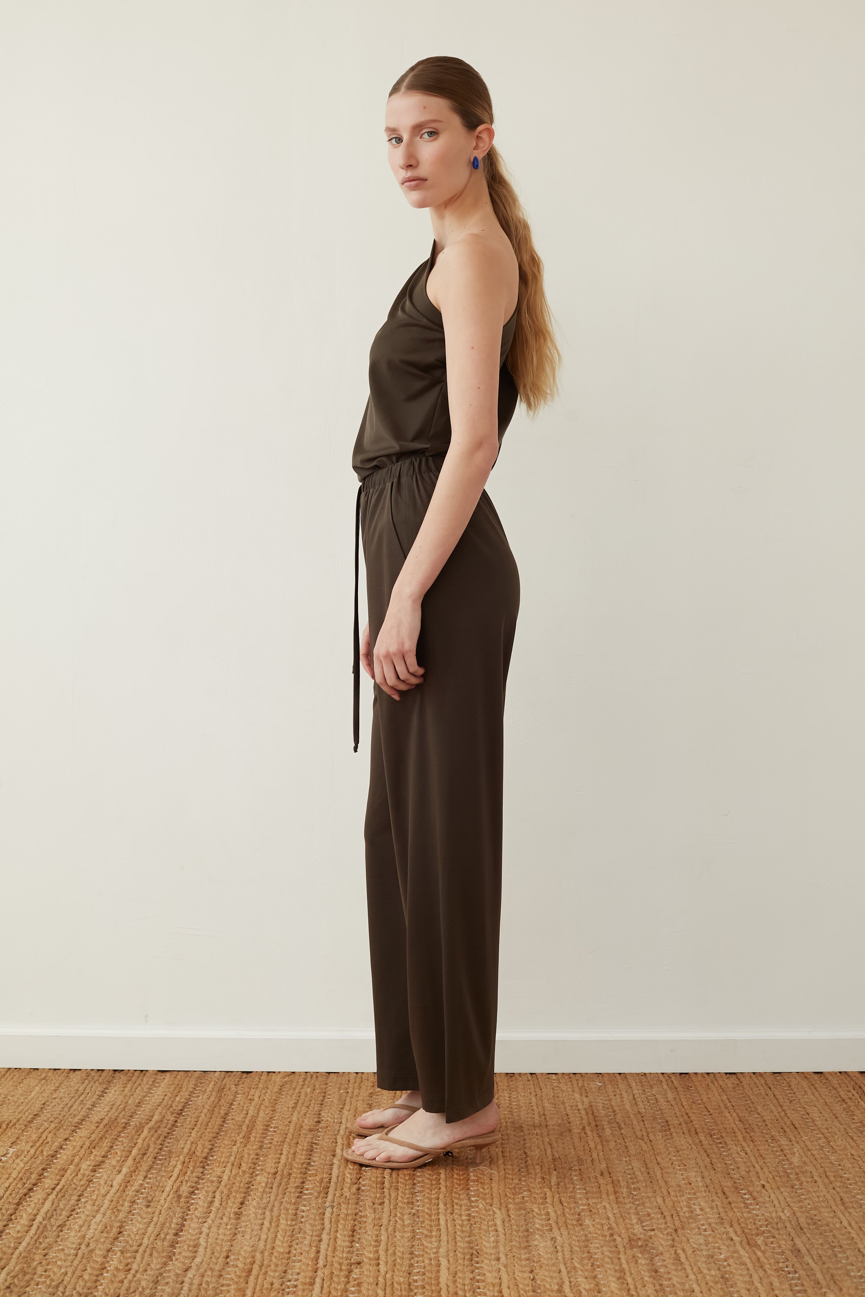 knited pants chocolate