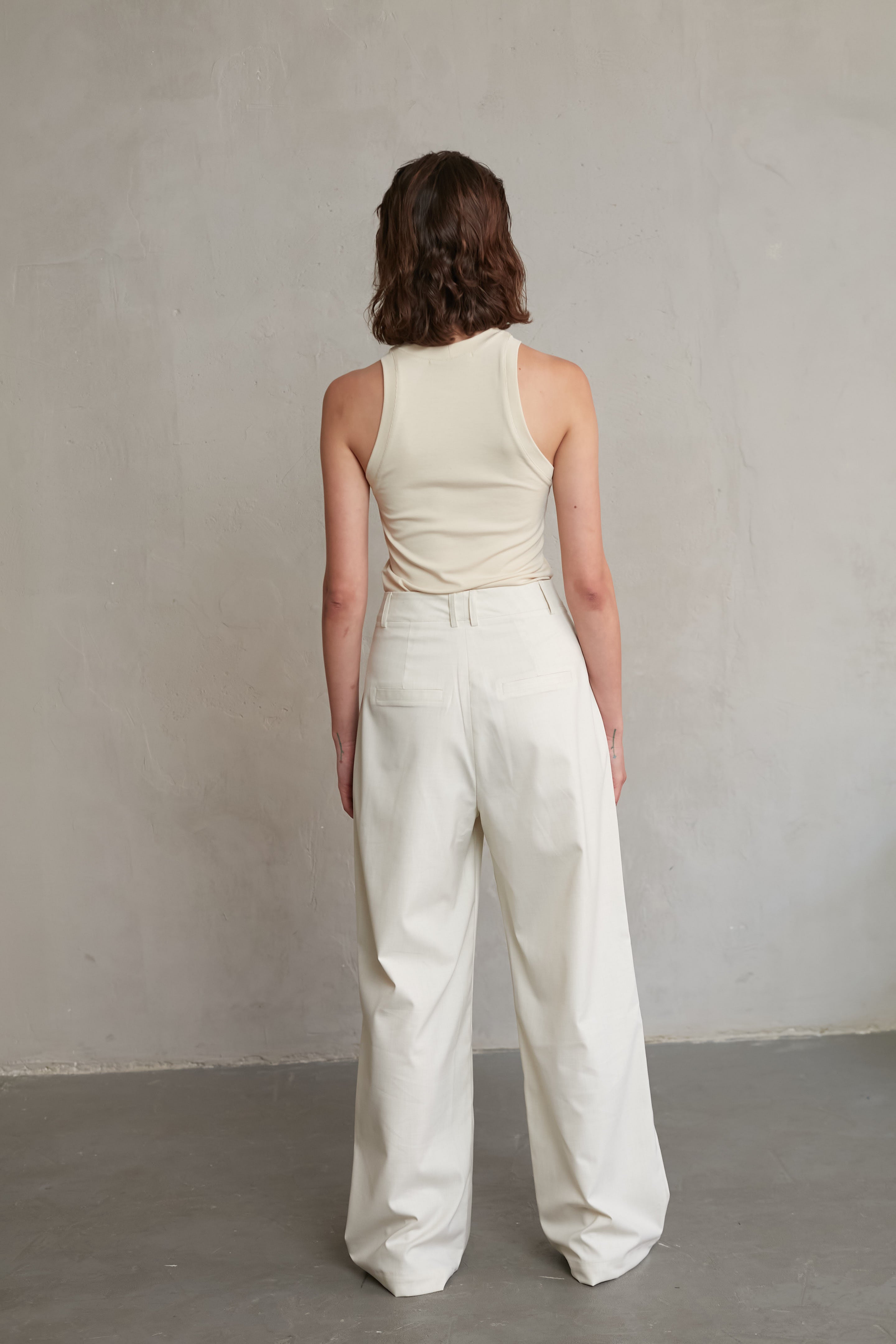 Wide bruno pants Beige