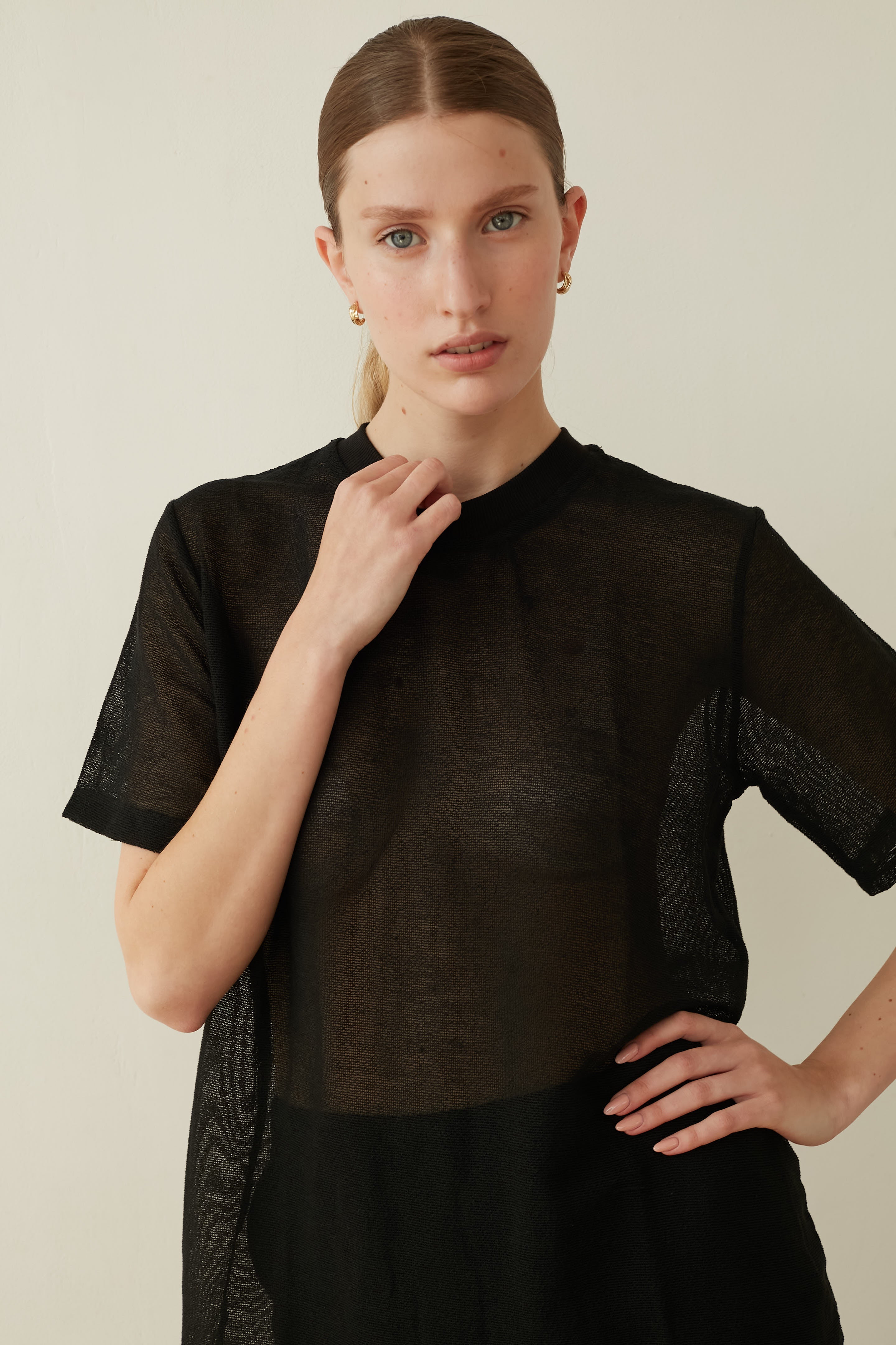 net t shirt black