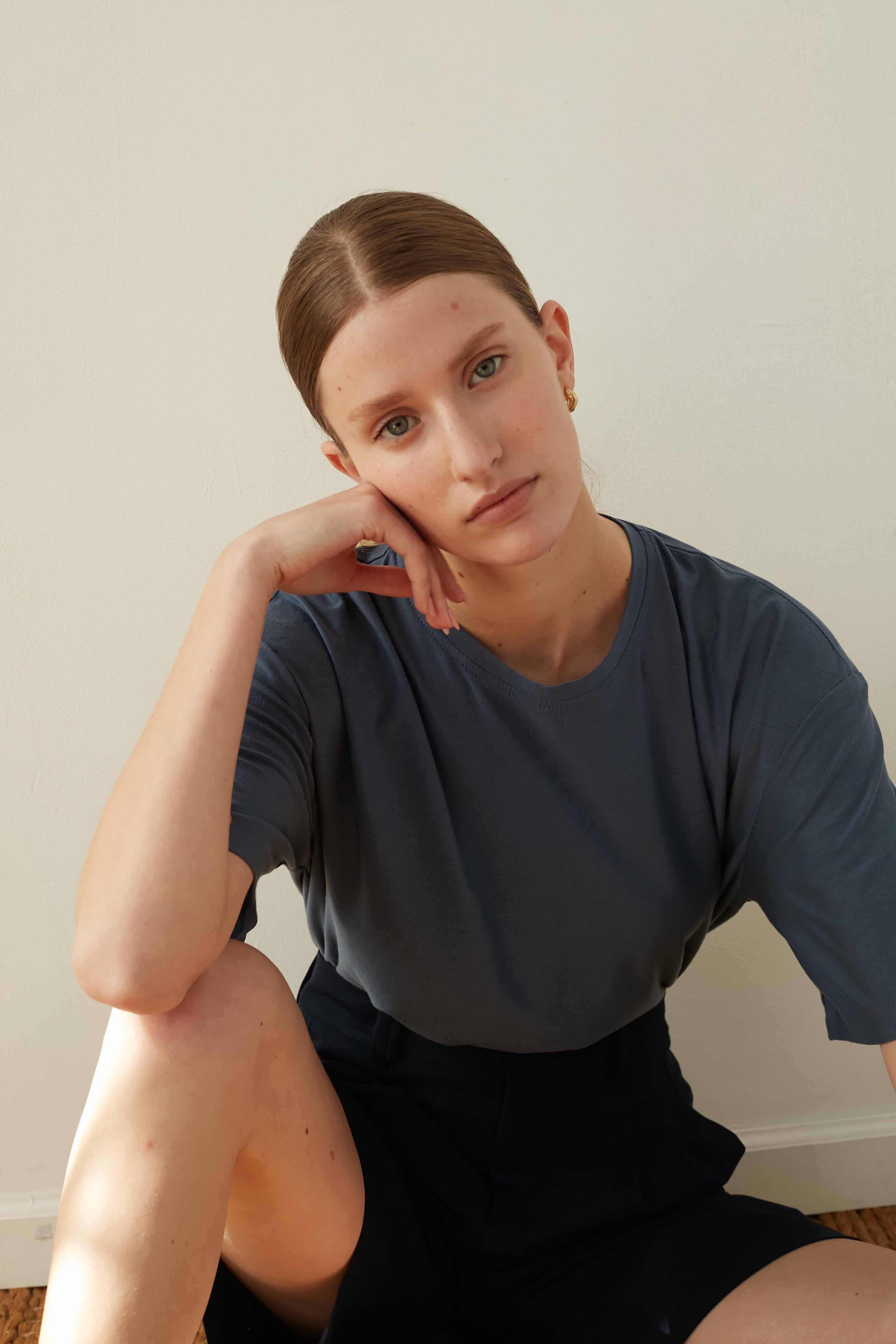 oversize t shirt Space blue