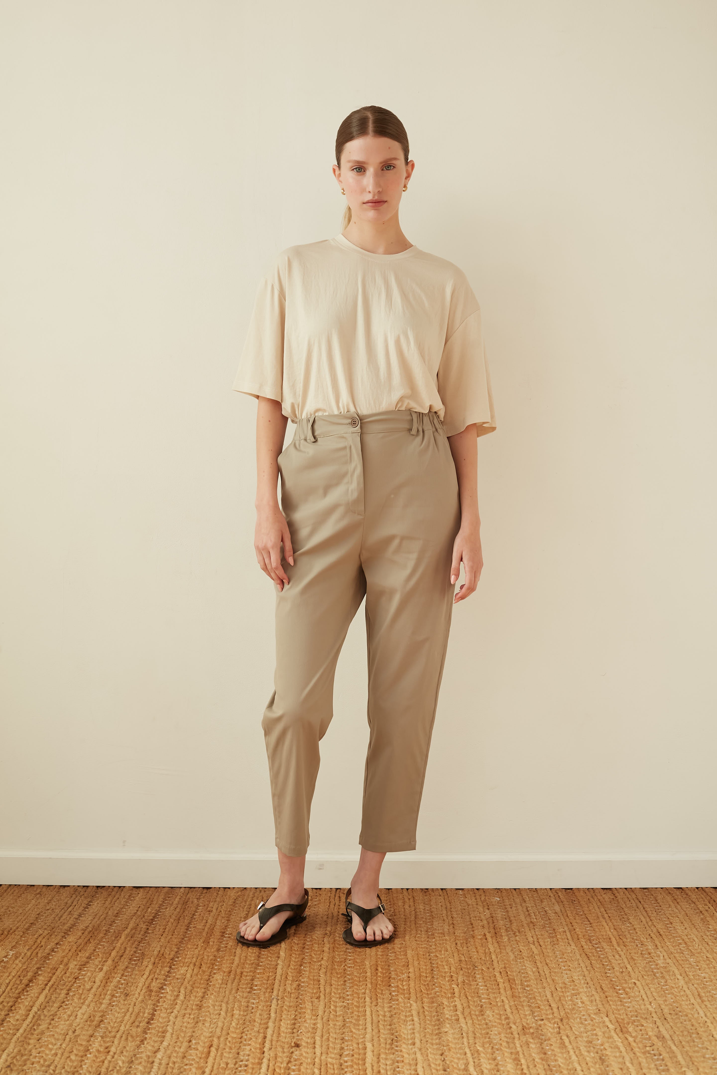 oversize t shirt vanilla