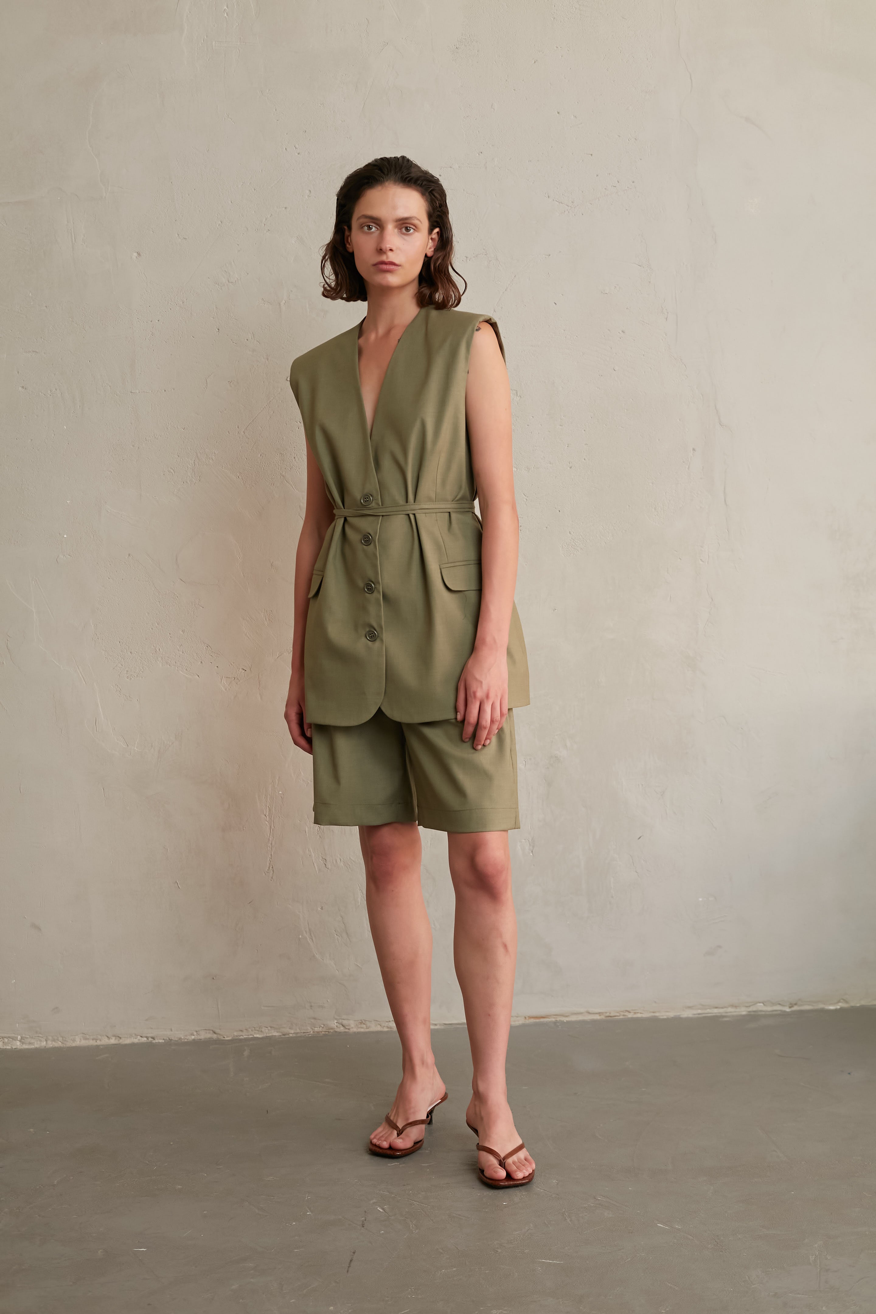 Bruno bermuda short Olive