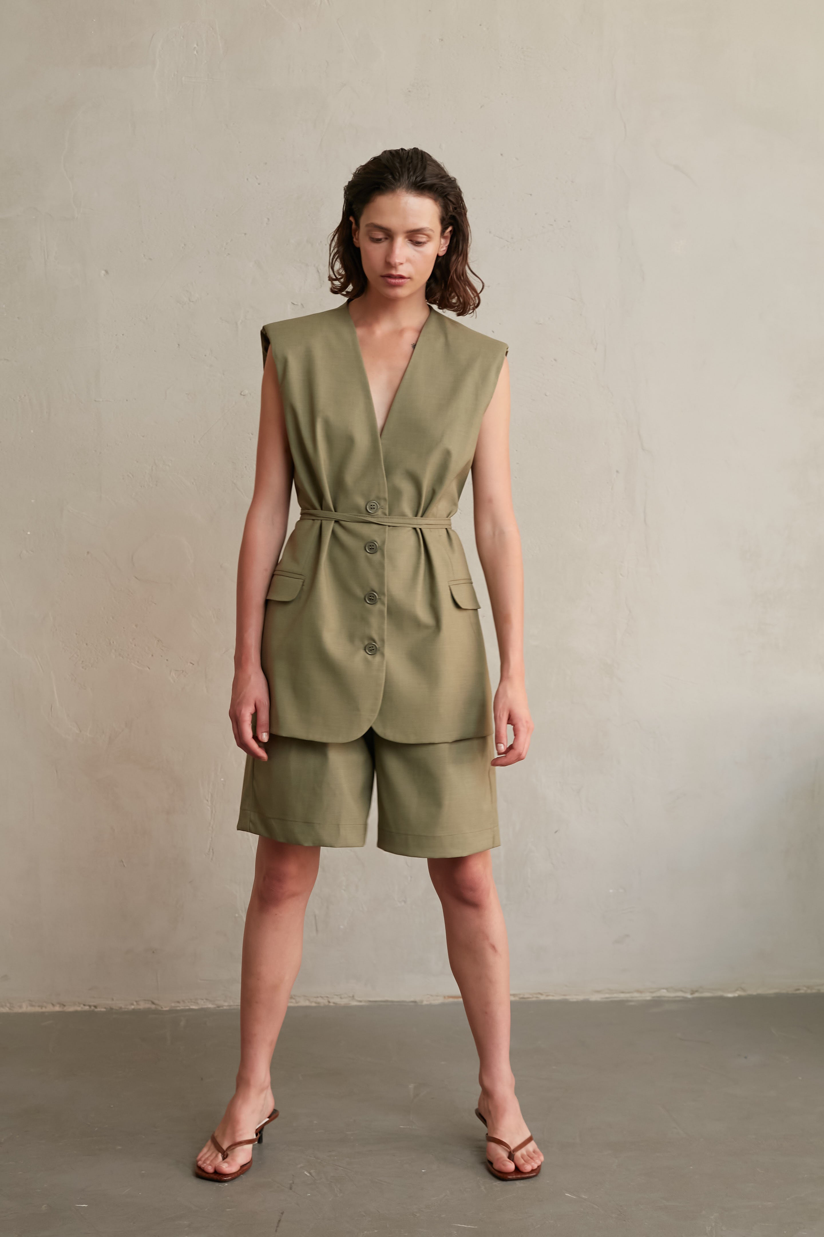 Bruno bermuda short Olive