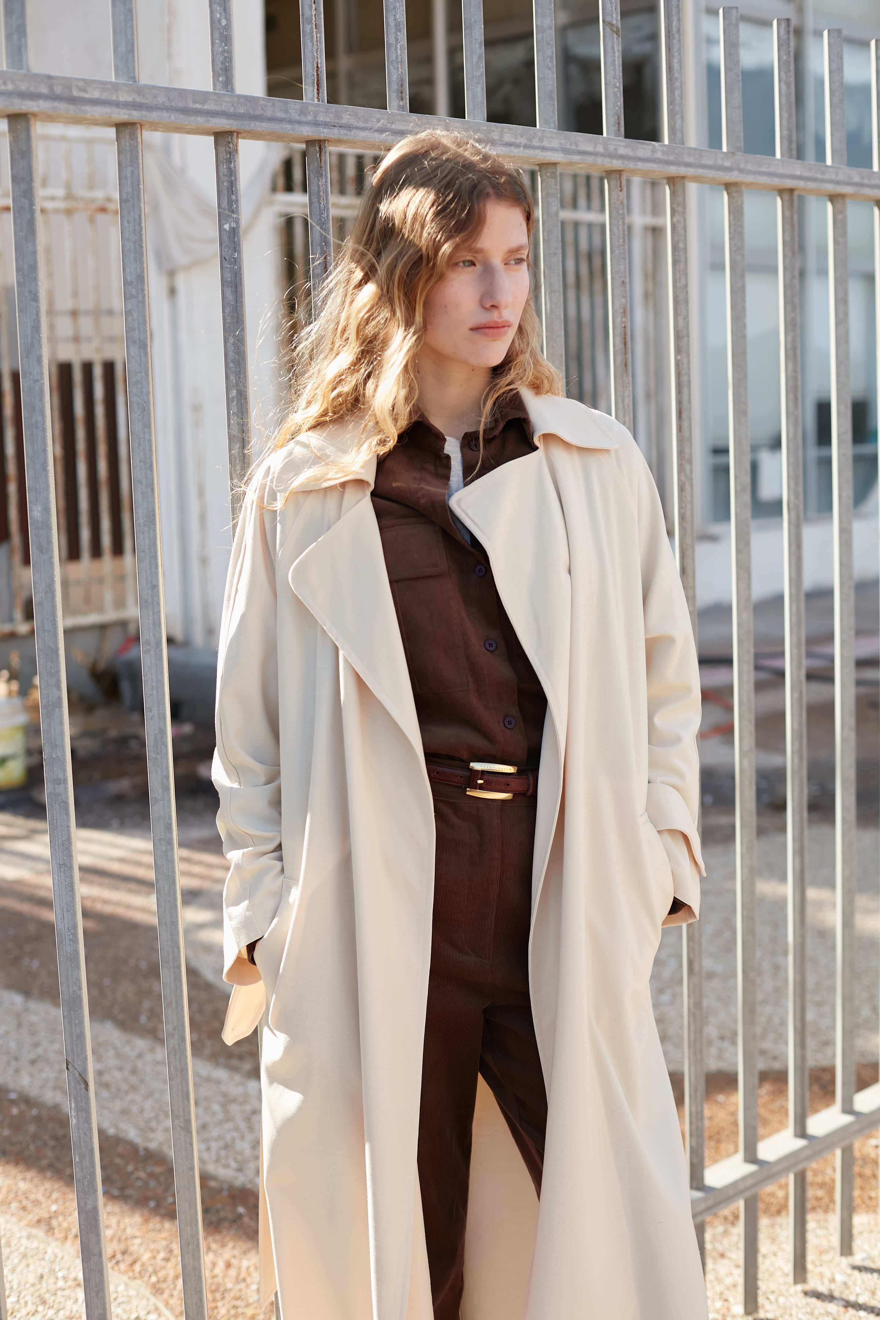 wind w trench coat Vanilla