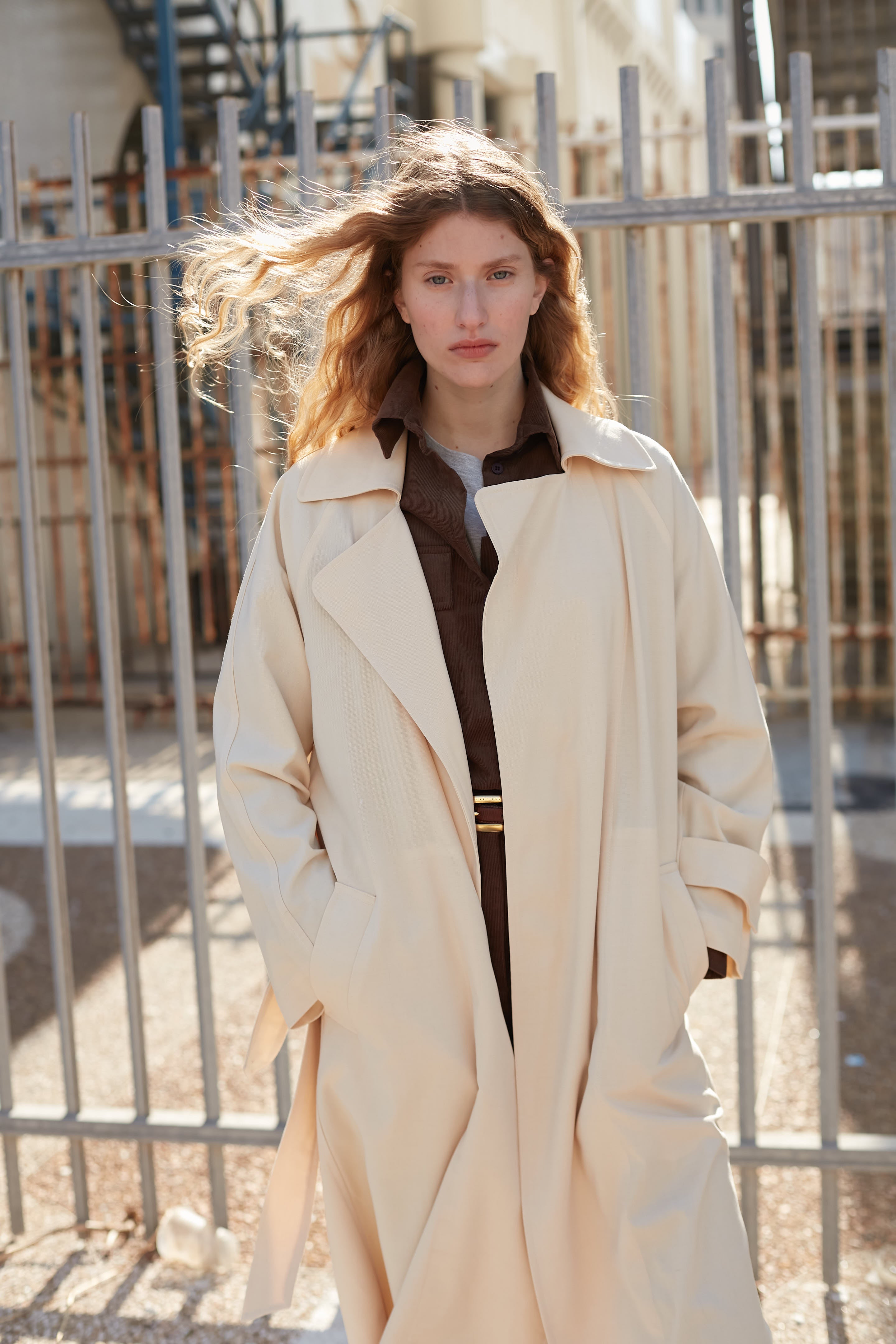 wind w trench coat Vanilla