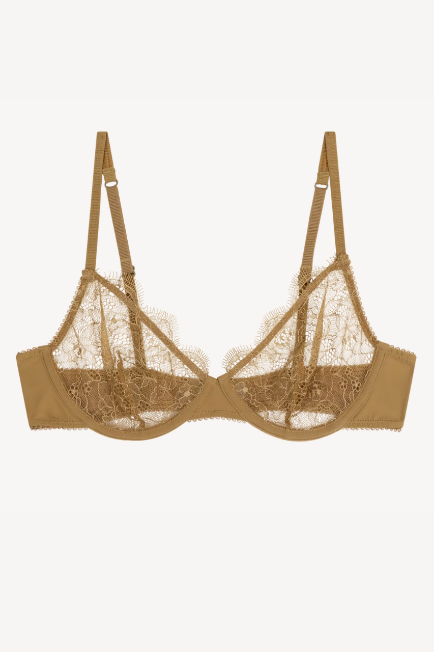 Romeo Lace wired bra bronze