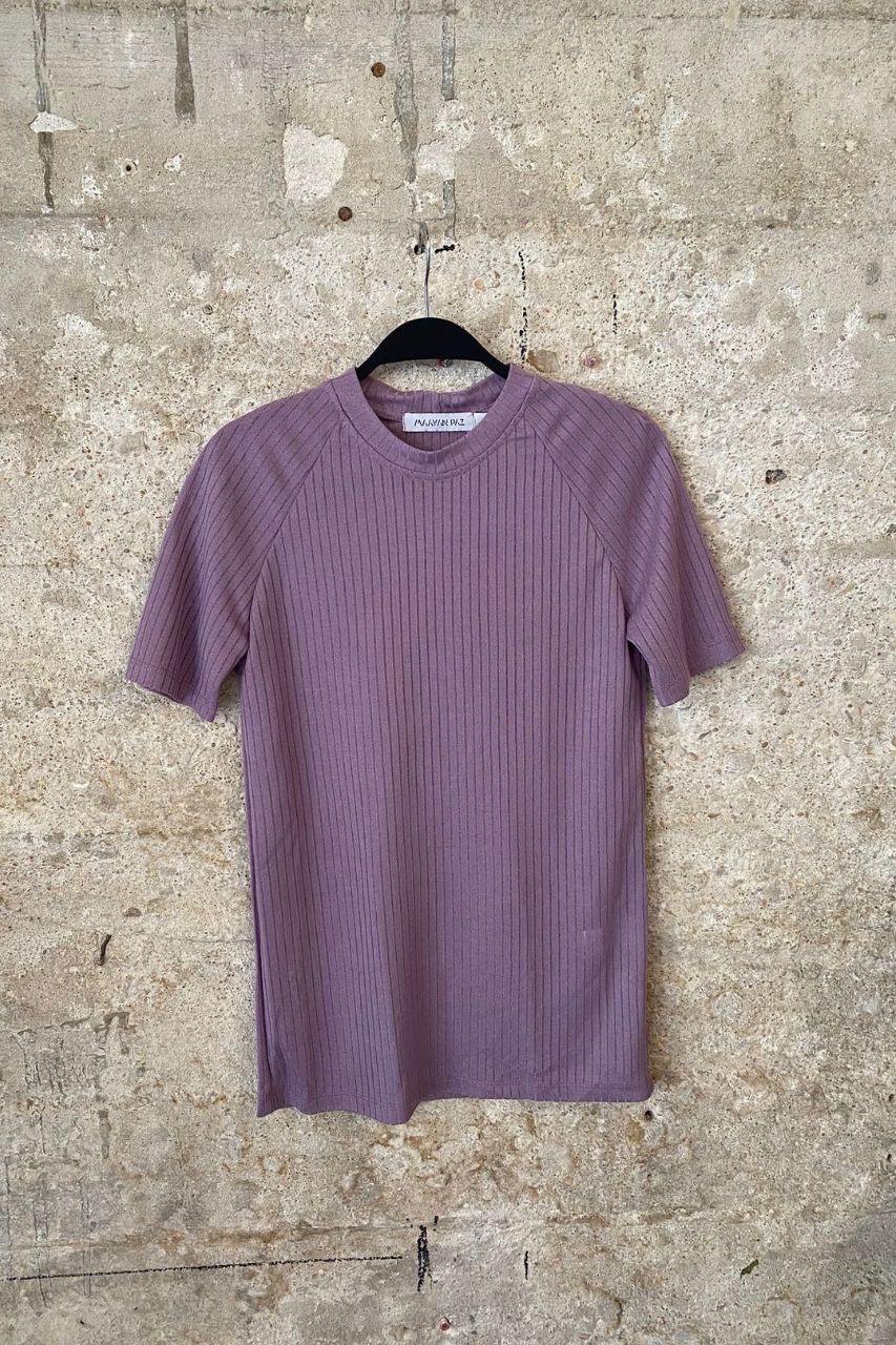 Rib soul top levander