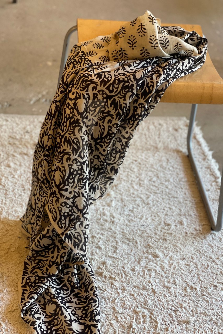 printed Sarong off white