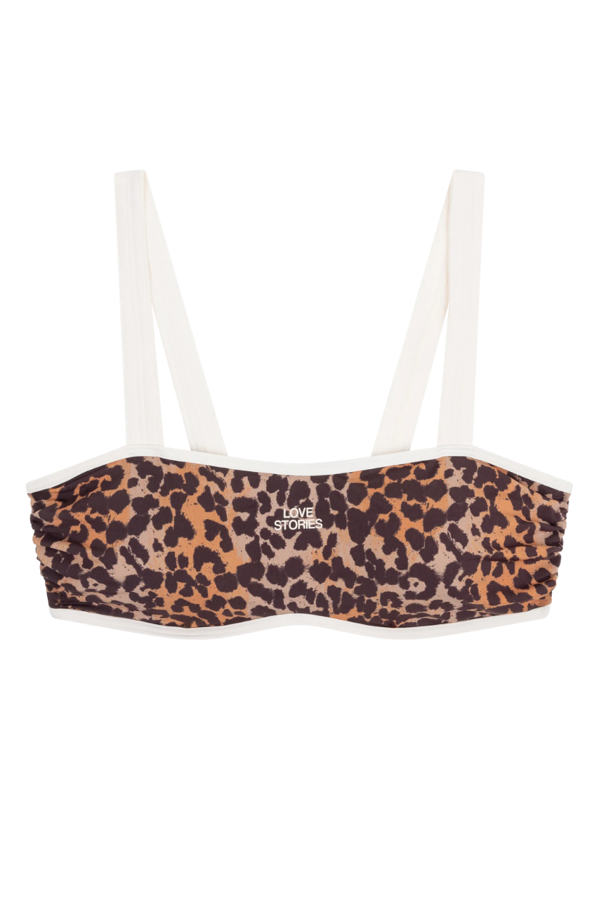 Bondi bikini top Leopard