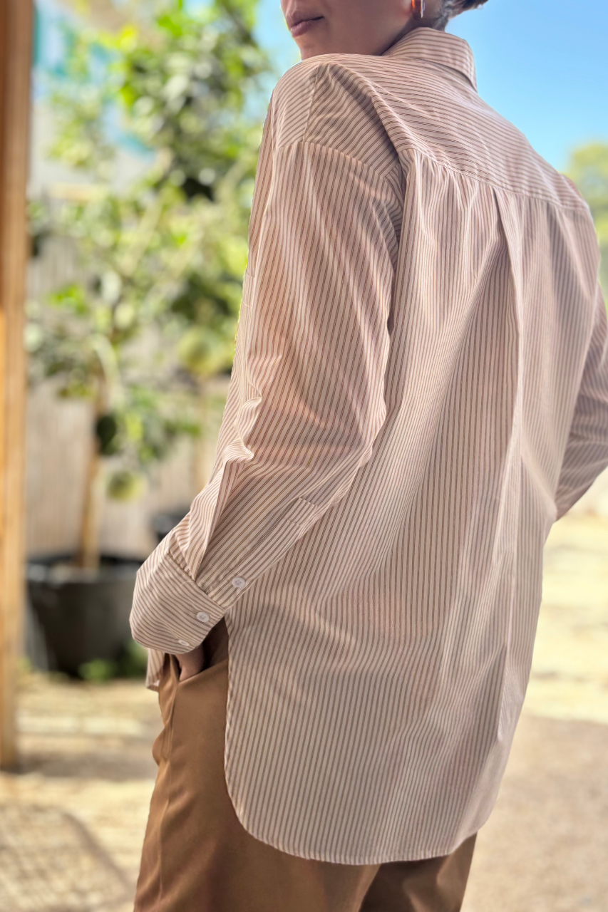 Moon top Stripes camel
