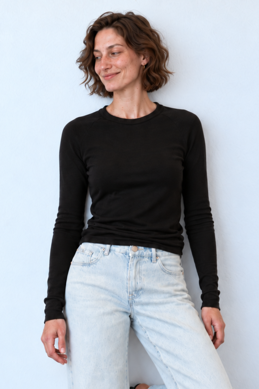 Knitted Soul top Black