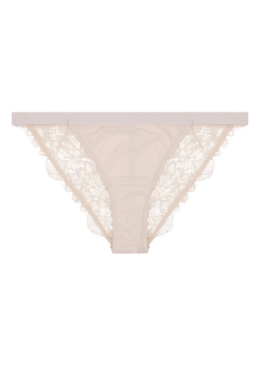Wild Rose lace briefs Off White