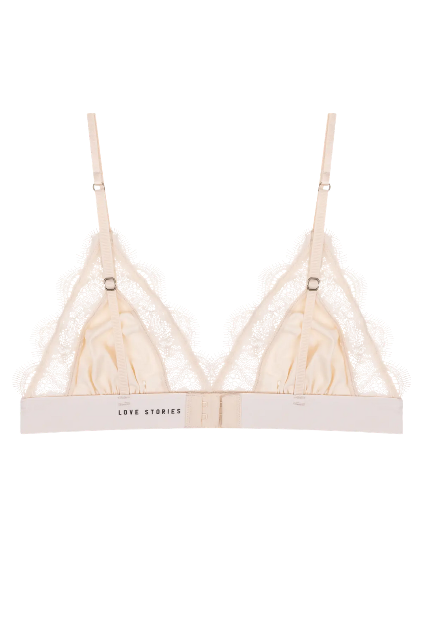 Love Lace bralette Off White