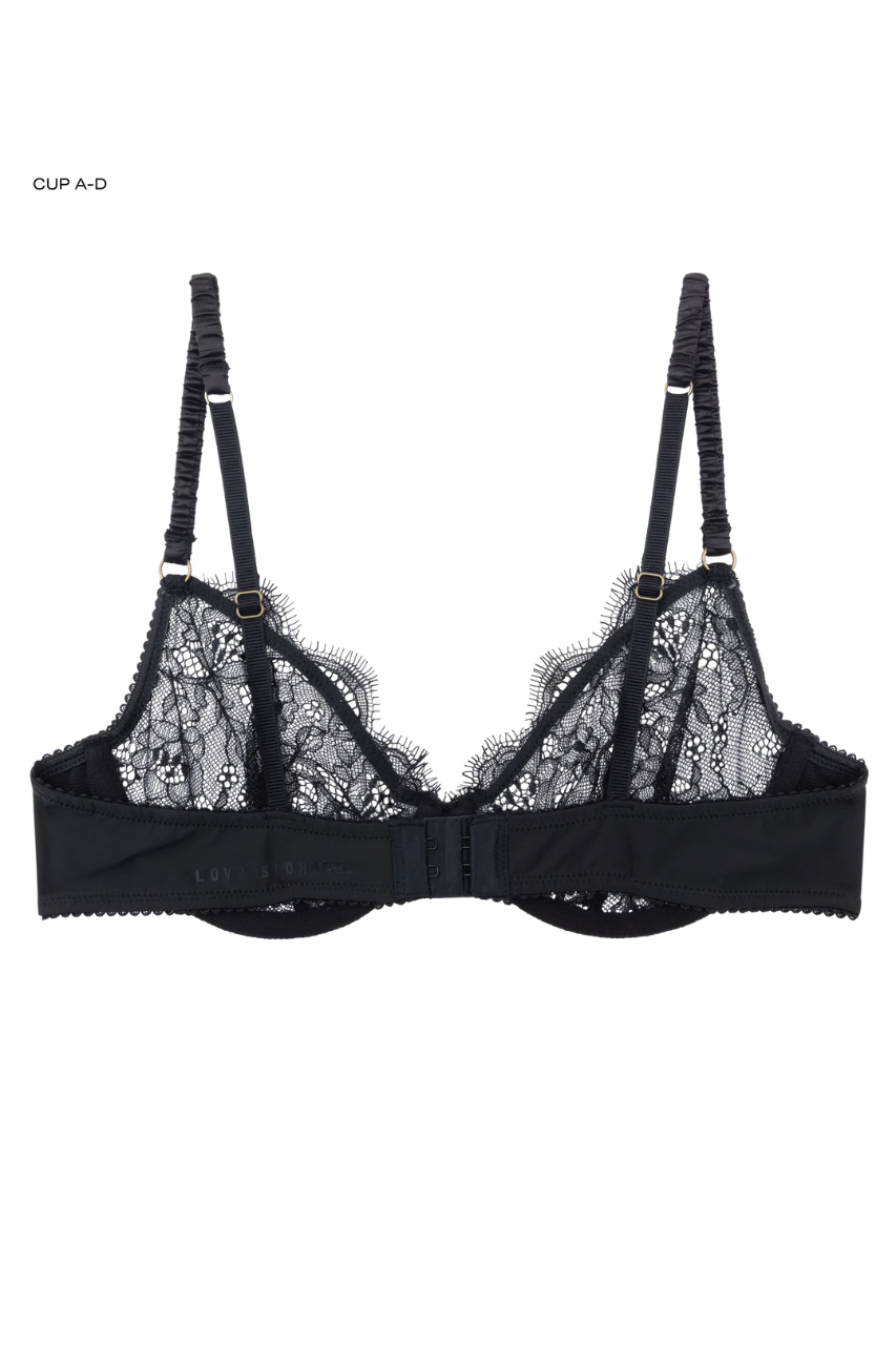 Romeo Lace wired bra black