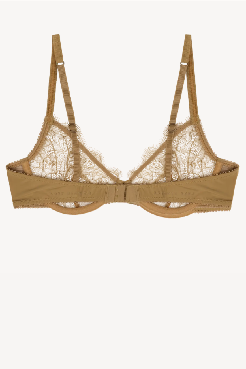 Romeo Lace wired bra bronze