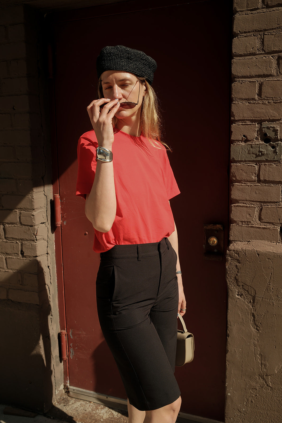 Mid Rise Bermuda Black