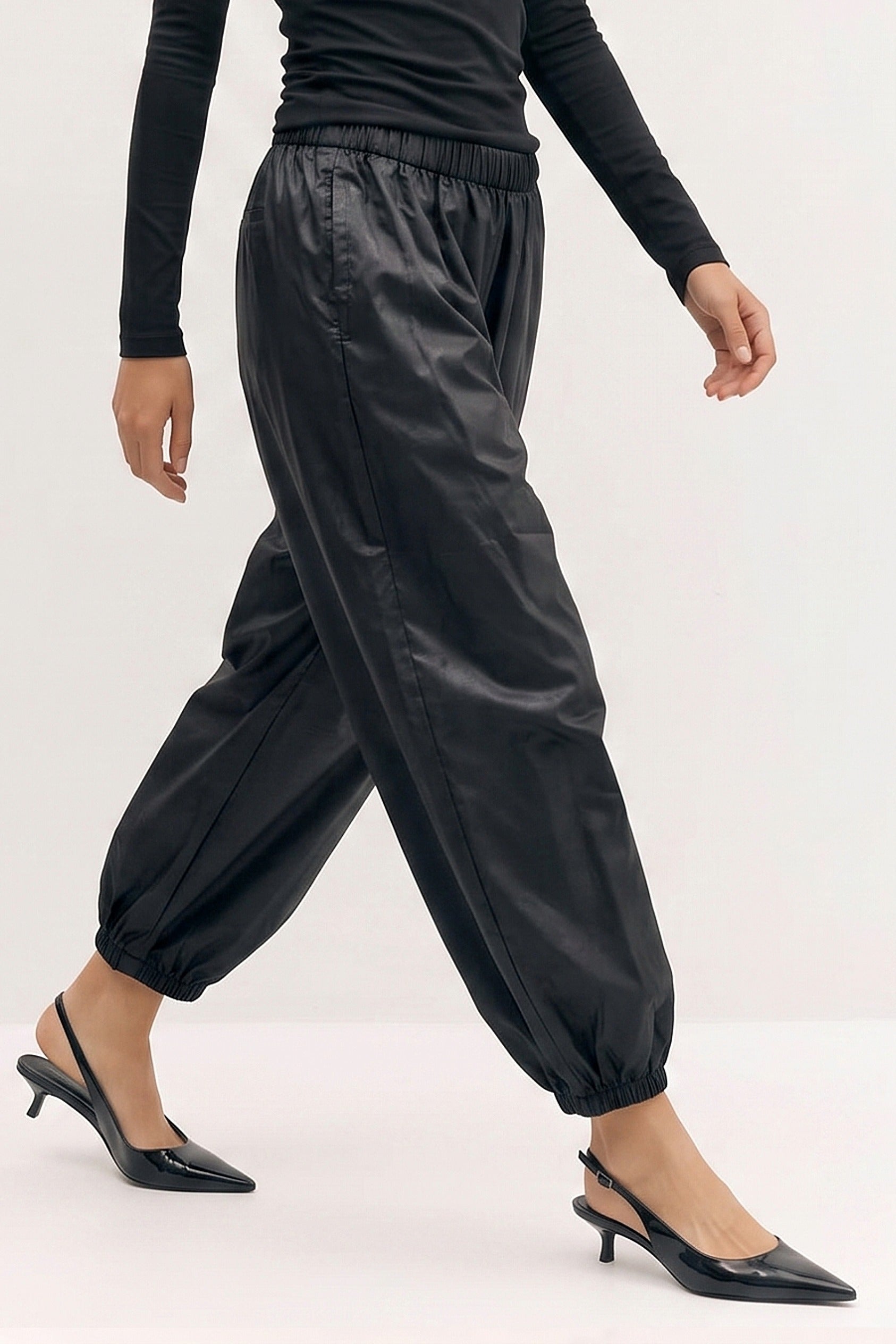 W Balloon Pants black
