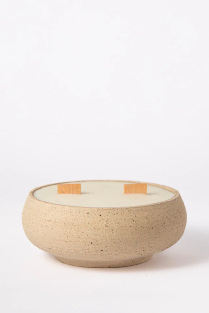 clay bowl Lavender candle natural Sade