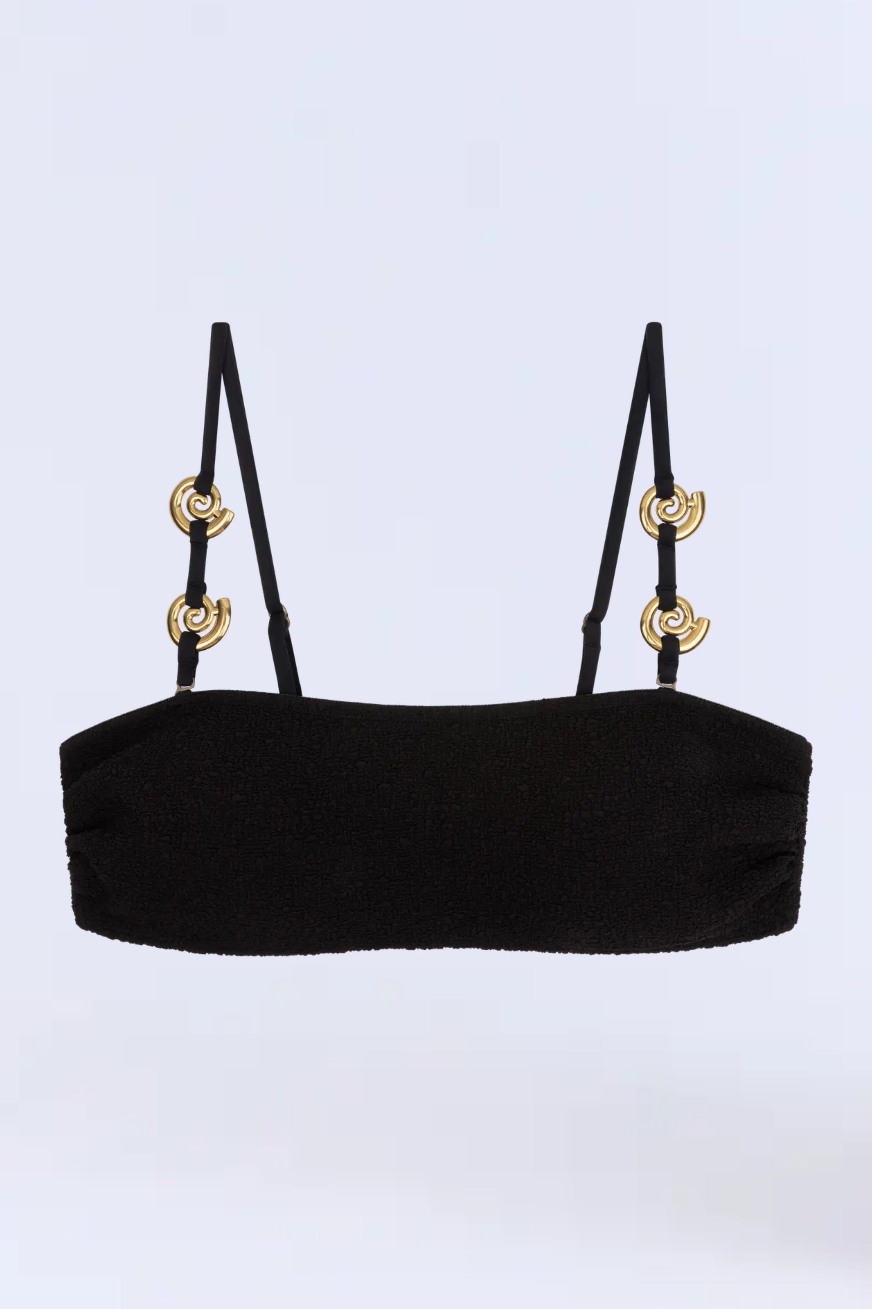 Bondi bikini top black