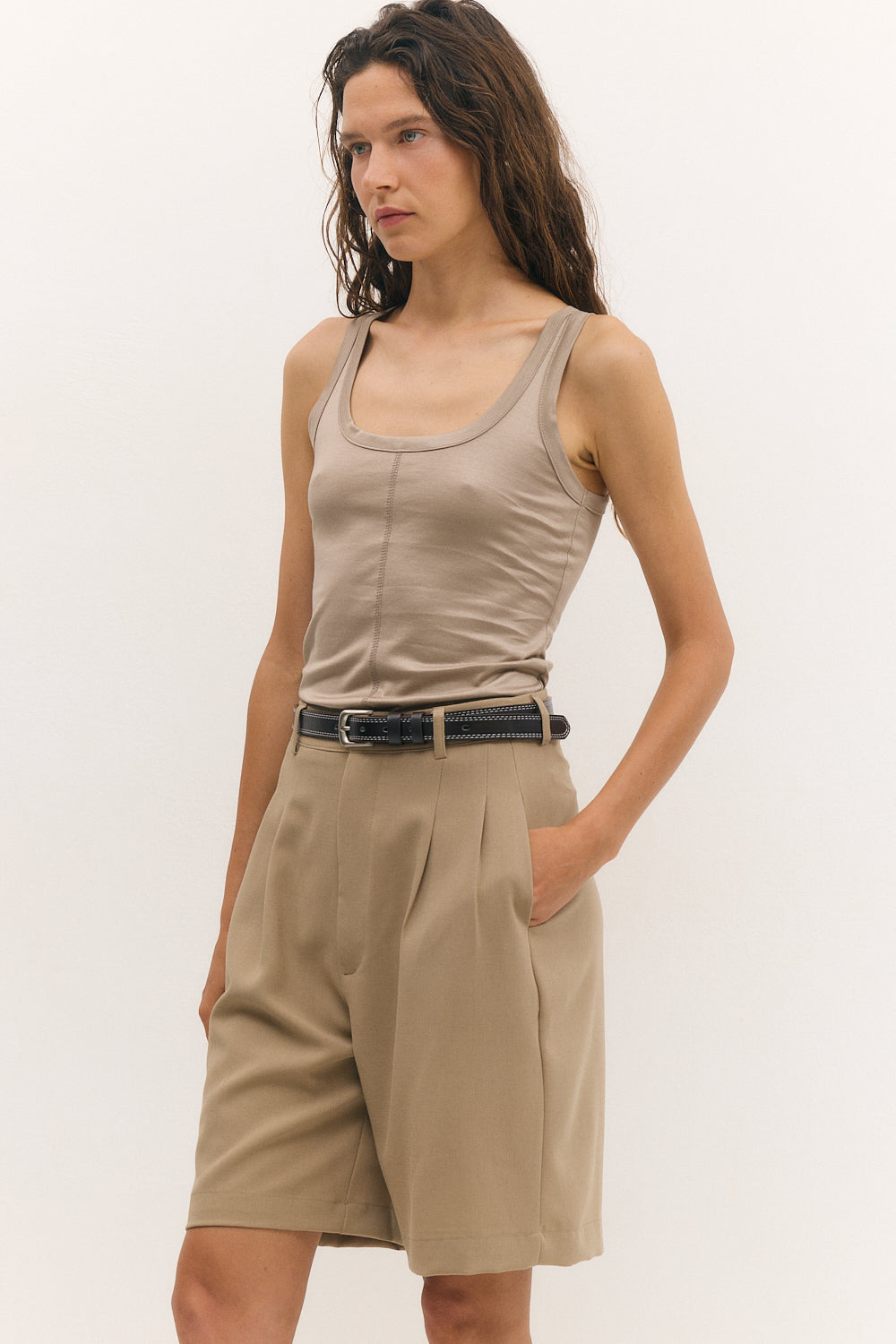 Bruno bermuda Camel