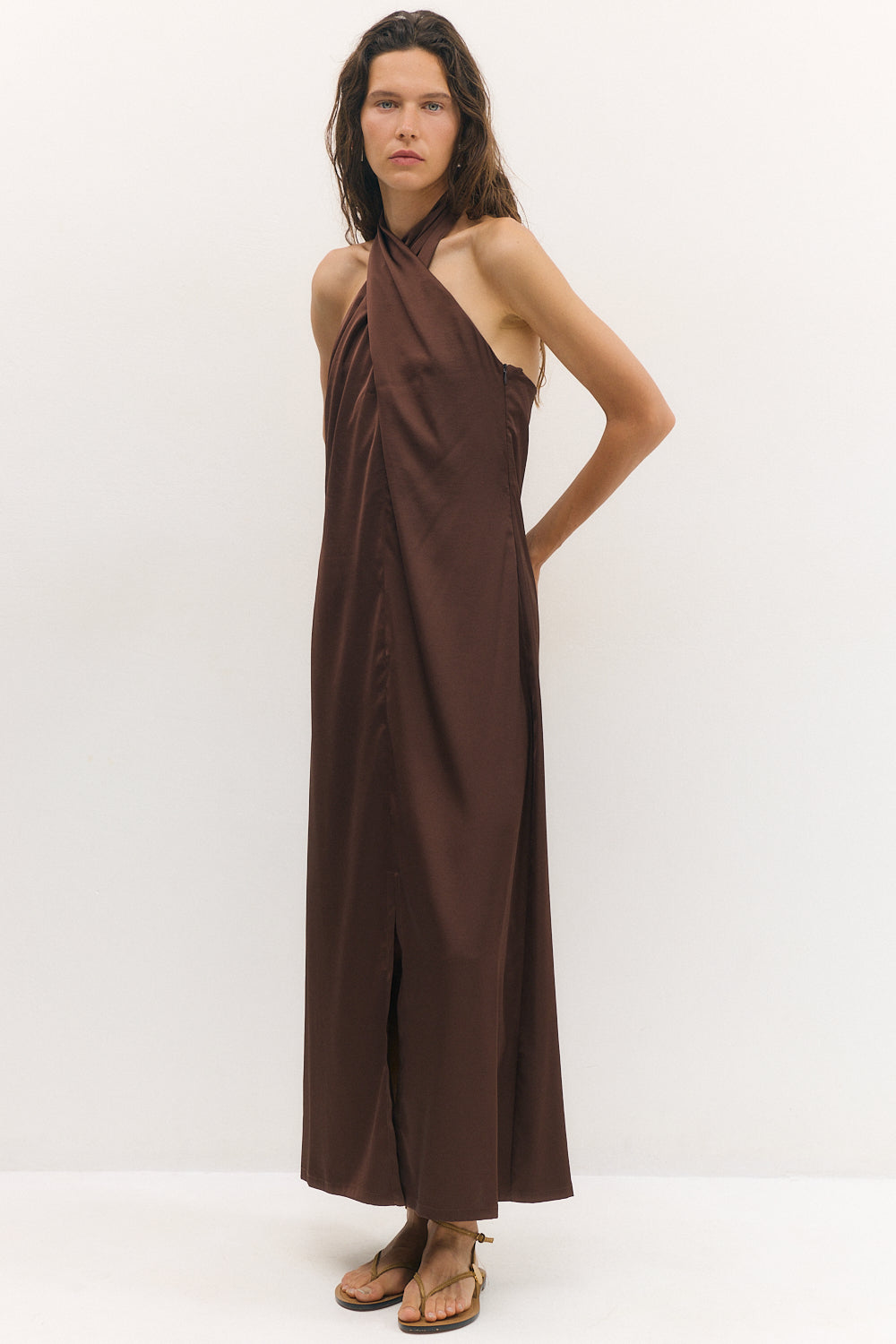 Lyra x dress chocolate