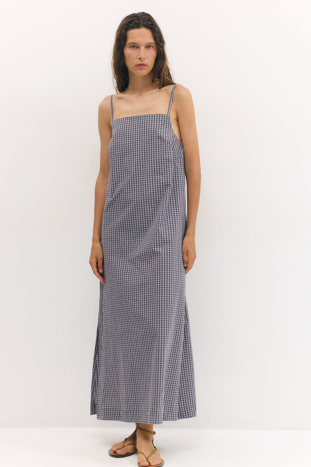 Everyday dress gray Plaid