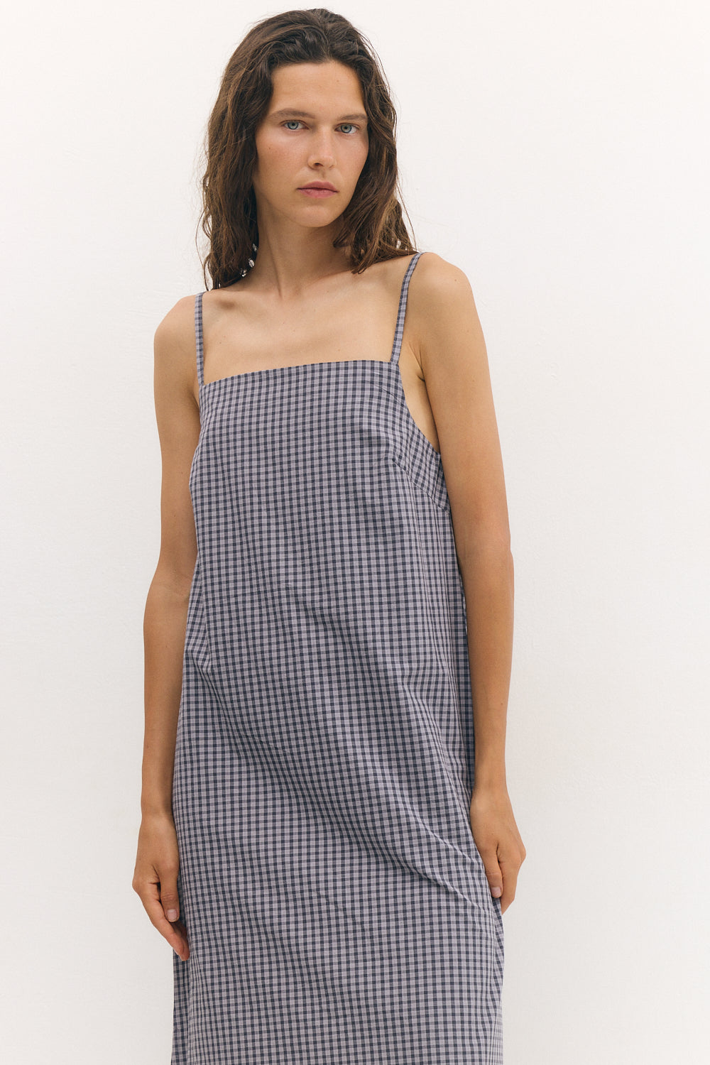 Everyday dress gray Plaid