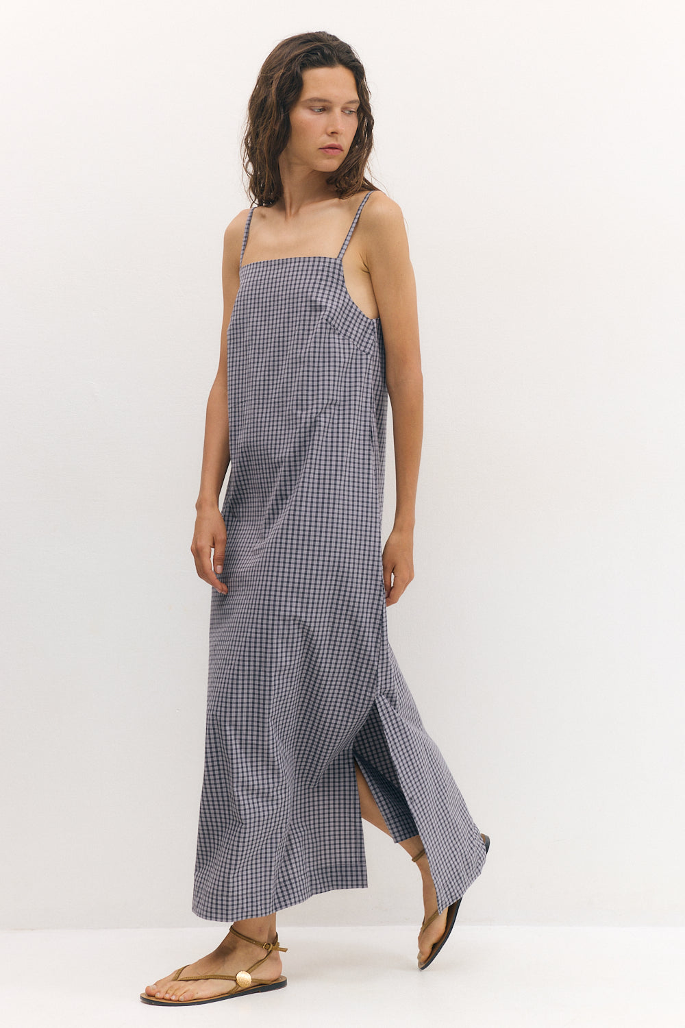 Everyday dress gray Plaid