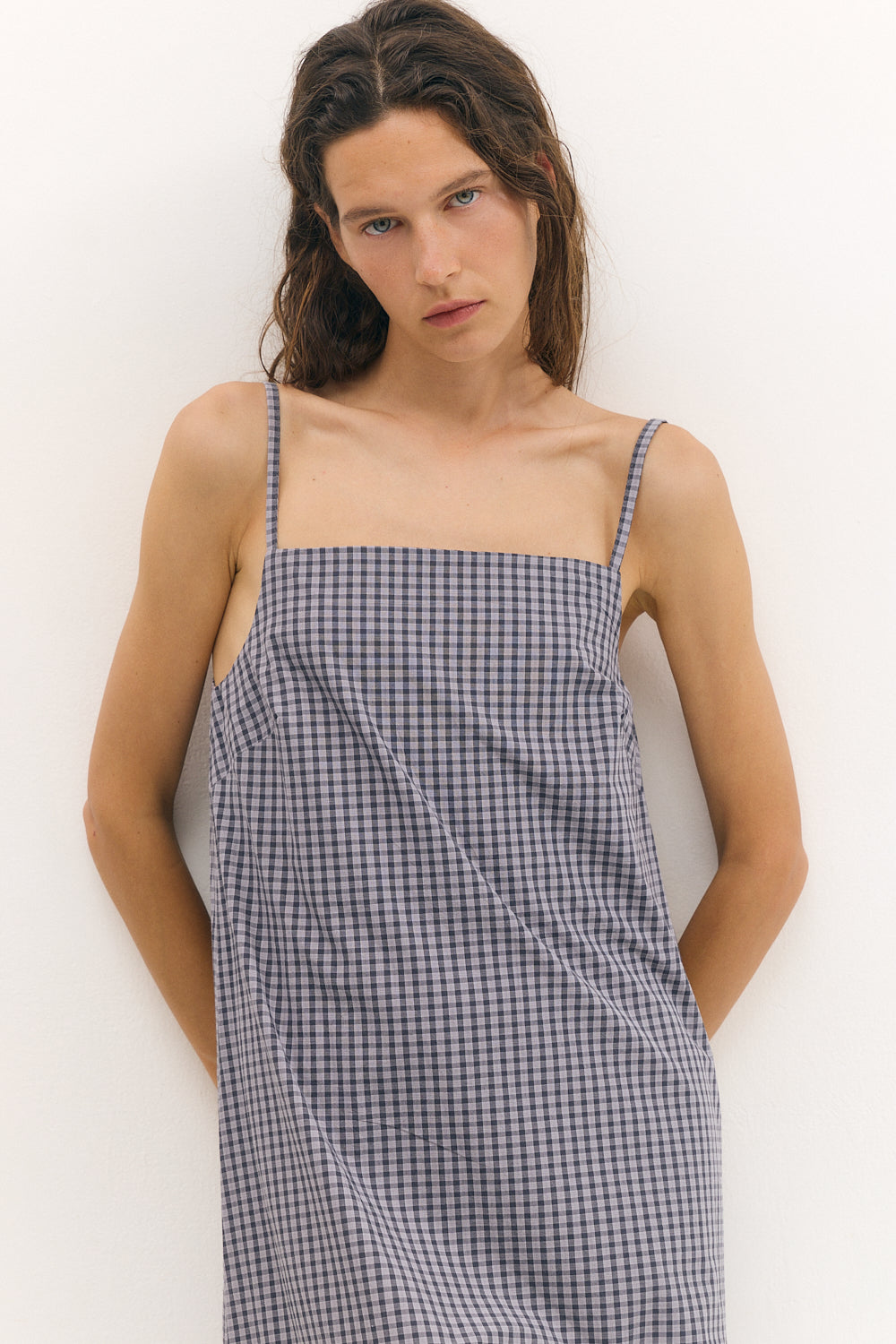 Everyday dress gray Plaid