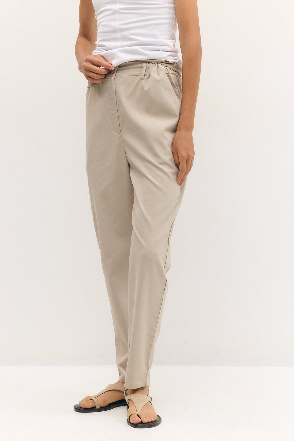 poppy pants stone