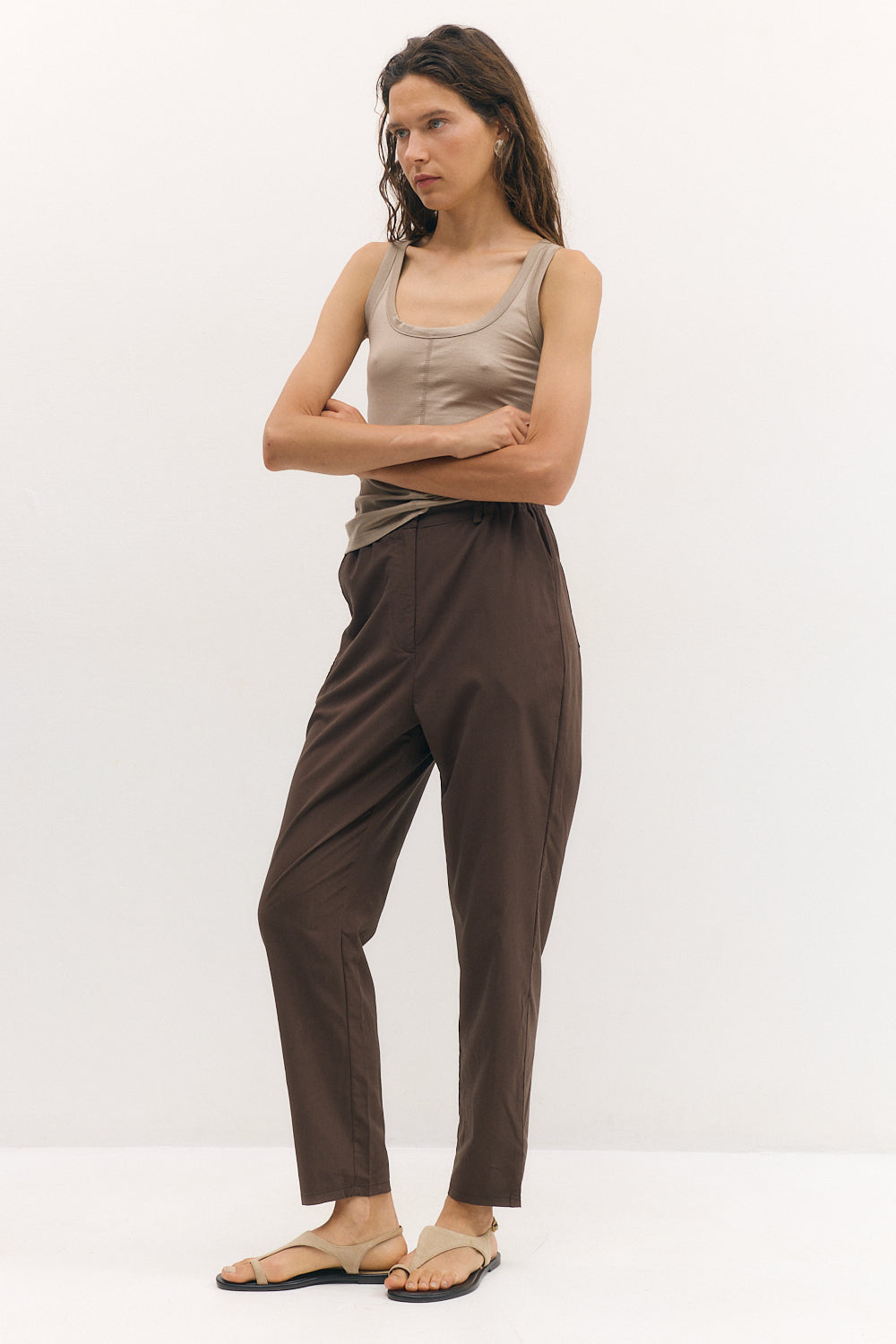 poppy pants chocolate